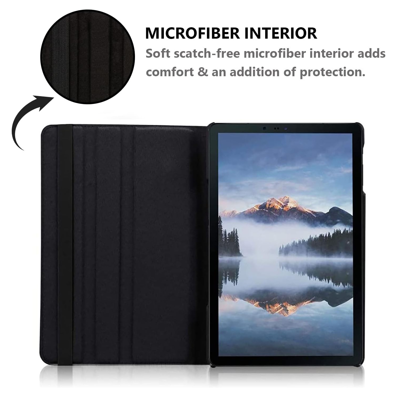 Rotating Case for Samsung Galaxy Tab A 10.5(2018) T590, 360 Degree Stand [Auto Sleep/Wake] Flip Leather Smart Tablet Cover