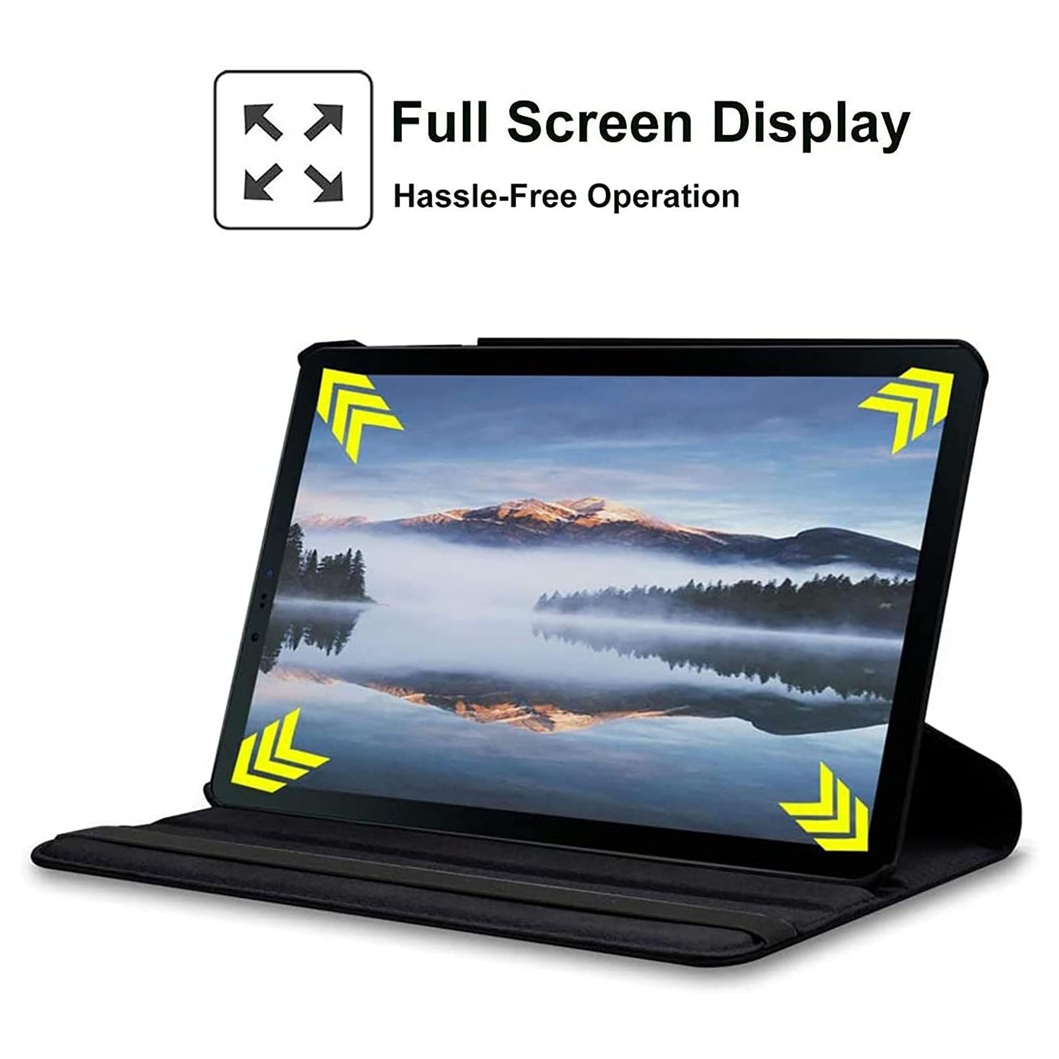 Rotating Case for Samsung Galaxy Tab A 10.5(2018) T590, 360 Degree Stand [Auto Sleep/Wake] Flip Leather Smart Tablet Cover