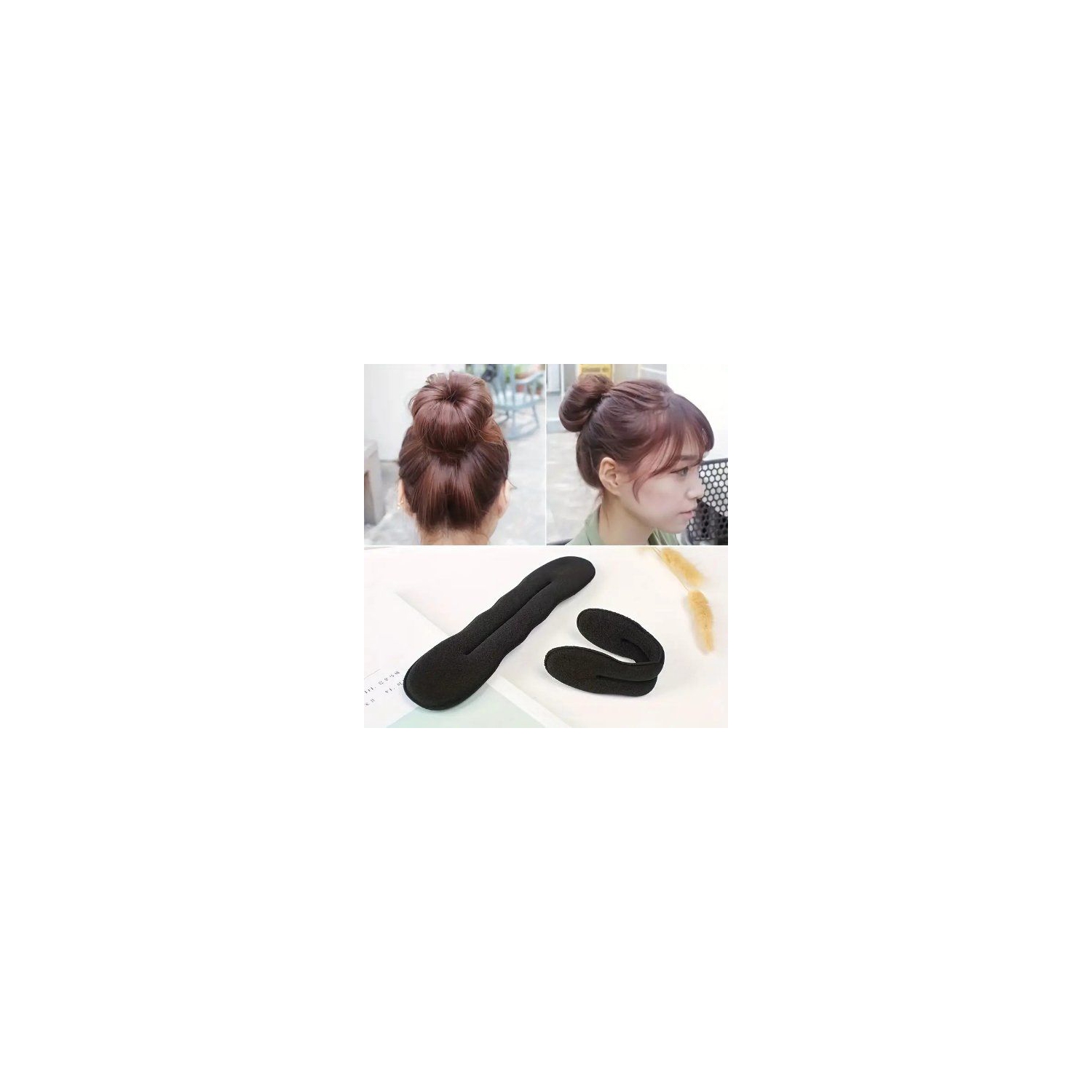 Black Juda Maker Magic Beauty coiffure mousse éponge, Accessoires pour cheveux pour femmes et filles