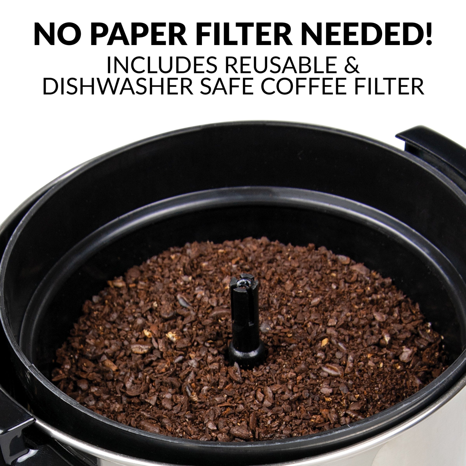 HomeCraft™ – Urne à café Quick-Brewing, 1500 watts, 100 tasses, acier inoxydable