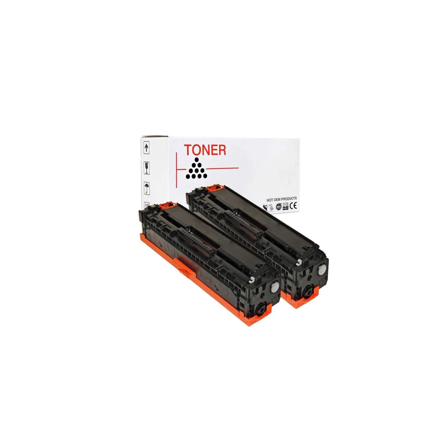 Max Saving - 2 Black Toner Cartridges 054 CRG054H XL Compatible for Canon 054H, Canon054, MF640C MF641 MF642 MF643 MF644 MF645 LBP620 LBP621 LBP622