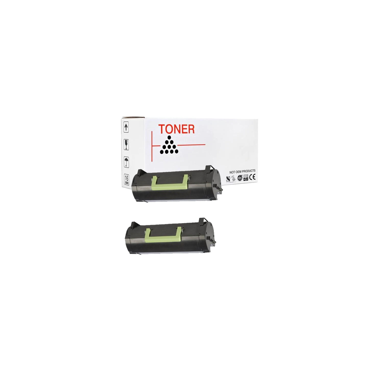 Max Saving - 2PK Toner Cartridge compatible fox Lexmark 60F1000 MX310dn MX410de MX510de 2500page Use for Lexmark MX series: MX310dn MX410de MX510de MX511de MX511dhe MX511dte MX610d