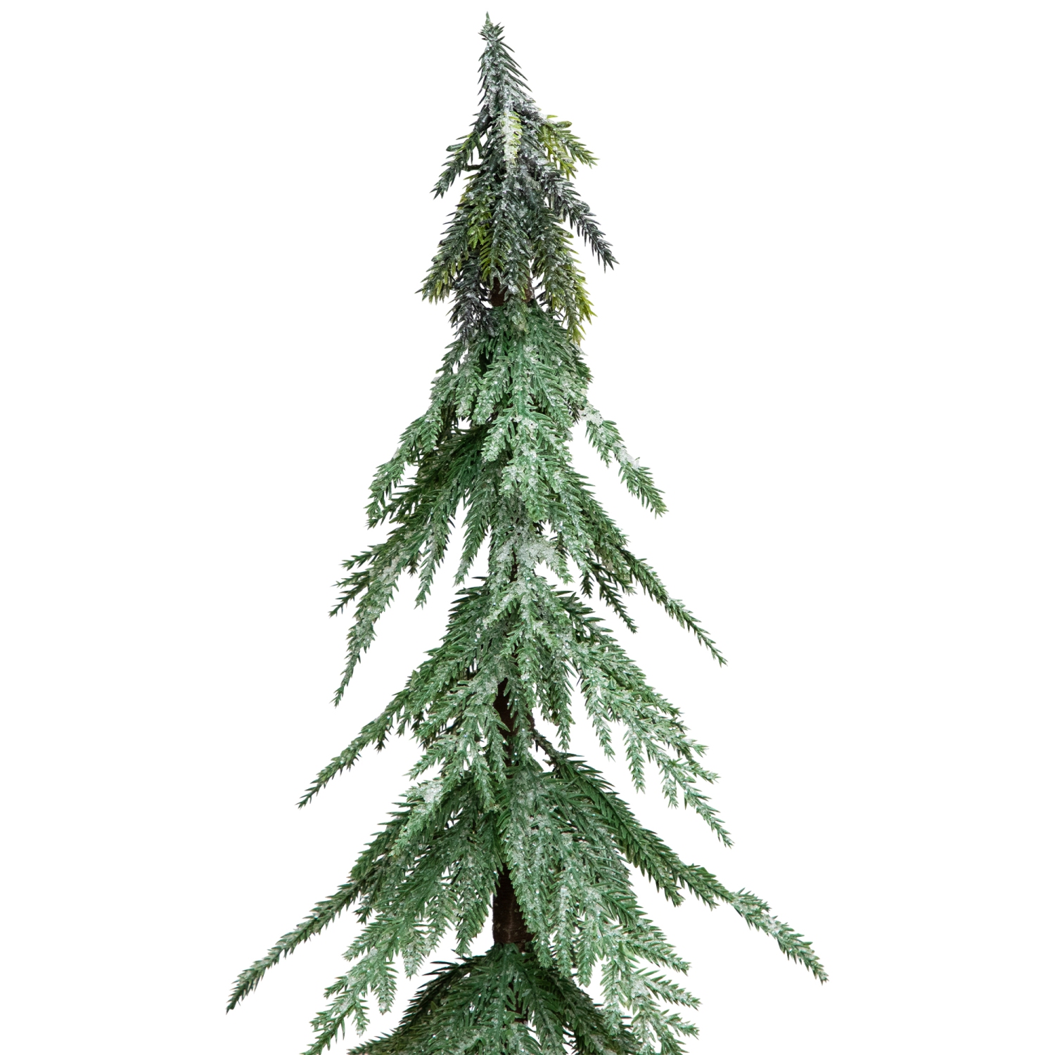 Mini Icy Pine Christmas Tree in Burlap Base - 24" - Unlit