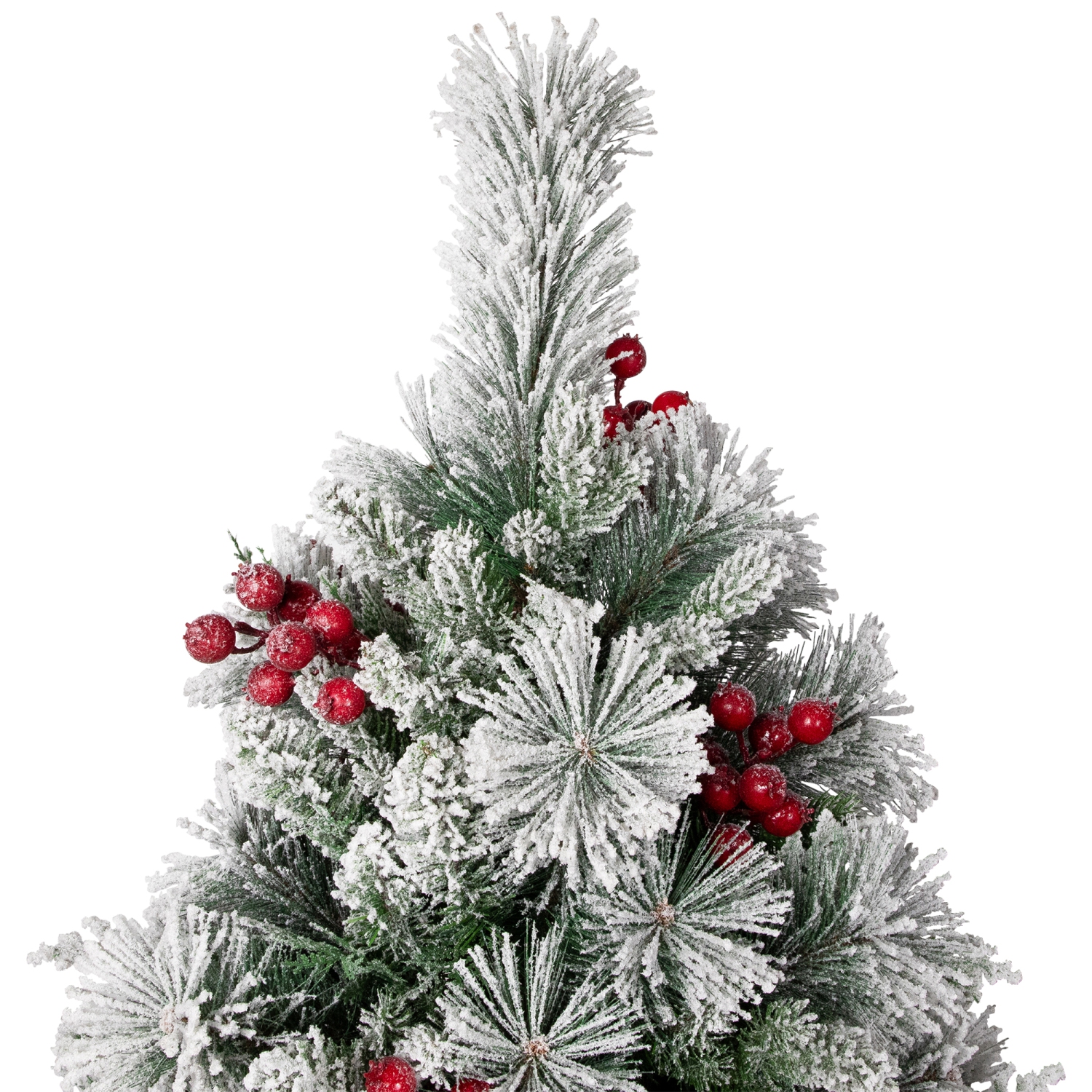 Real Touch Full Heavily Flocked Whittaker Spruce Artificial Christmas Tree - 5' -Unlit