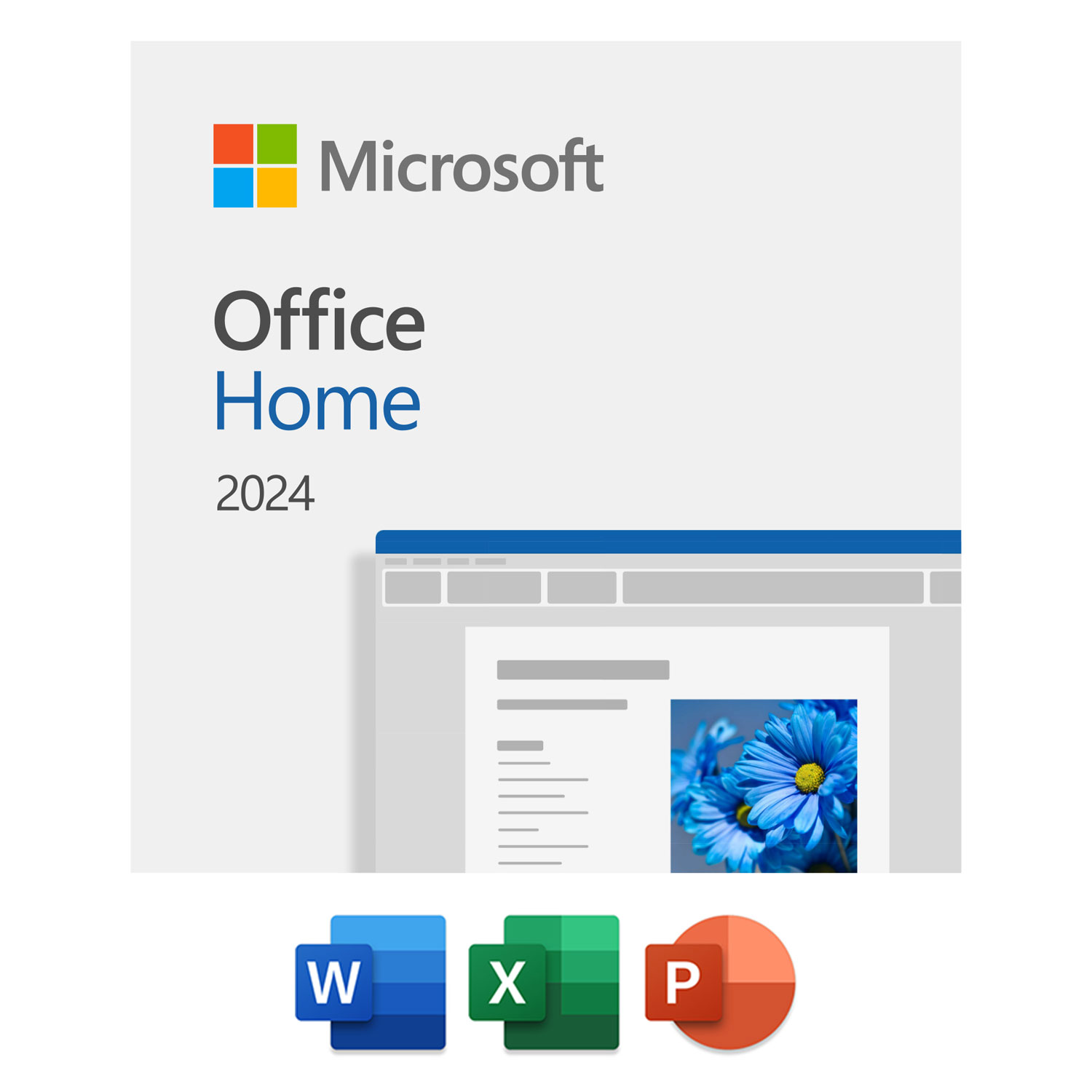 Microsoft Office Home 2024 (PC/Mac) - 1 User - Digital Download