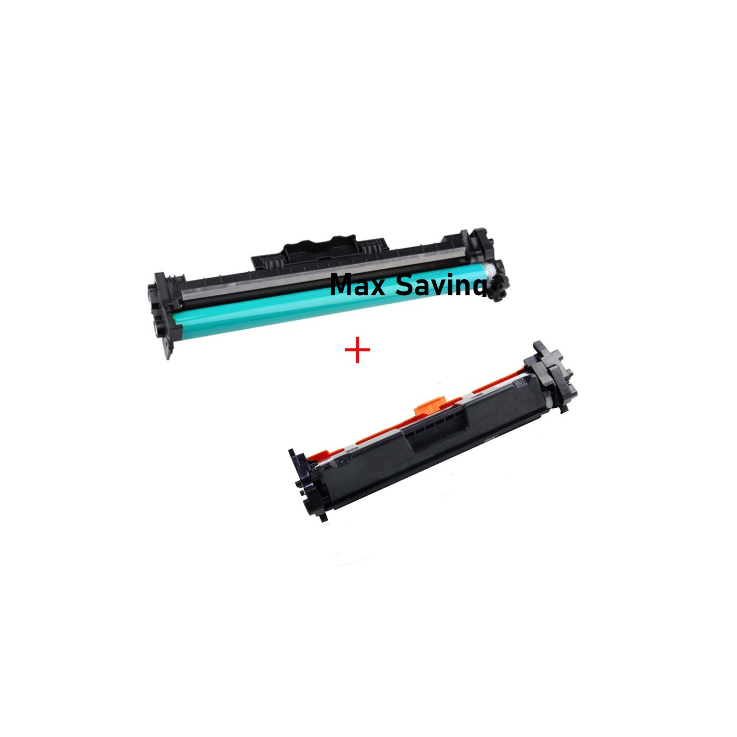Max Saving - 2 Pack Compatible For (CF217A + CF219A) HP 19A HP 17A LaserJet ProM102/M102a/M102w/M130/M130a/M130f/M130fn/M130nw Yield: CF217A 1600 @