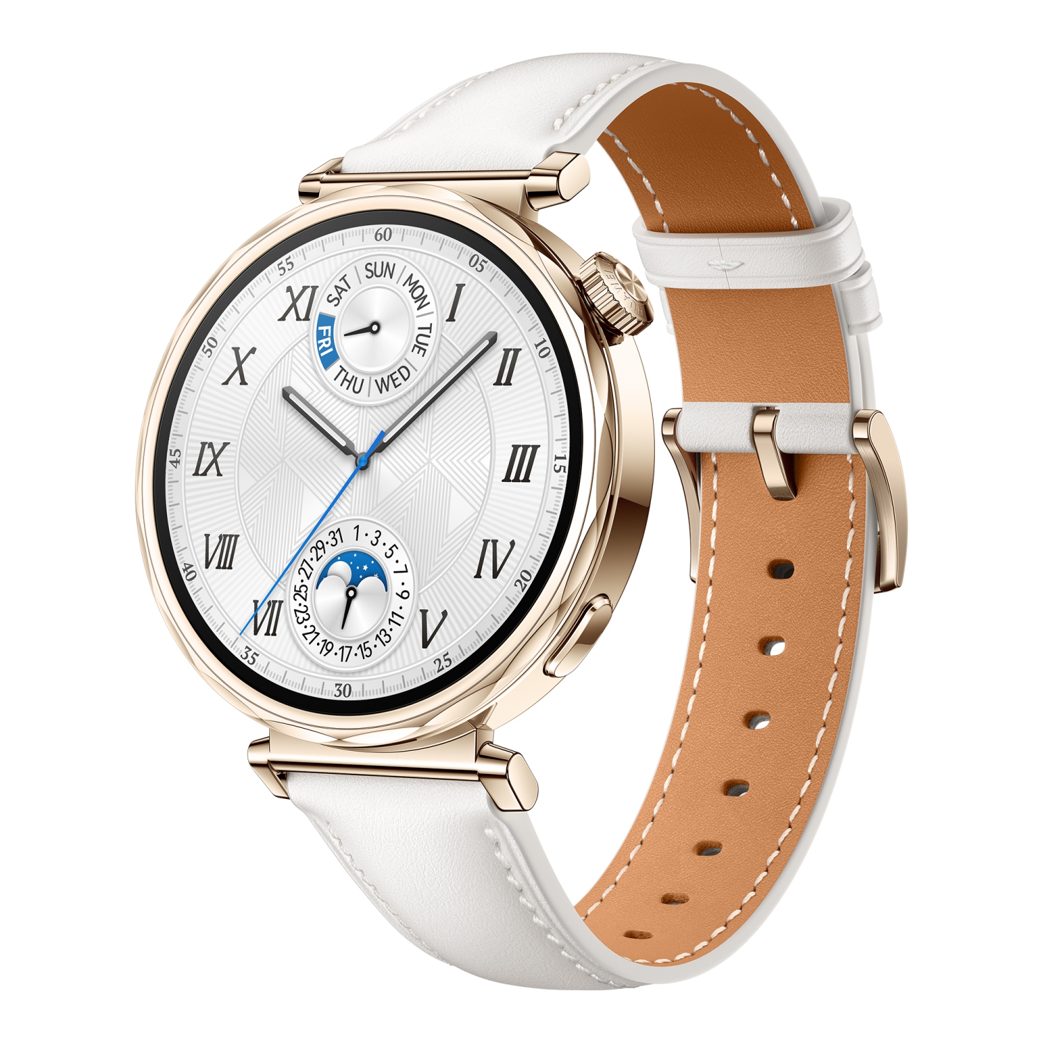 HUAWEI WATCH GT 5 41mm Smartwatch, up to 7 Days Battery Life, All-new Running and Cycling Sports Smart Watch, Sharp-Edged Design Watch, Health Tracking, White