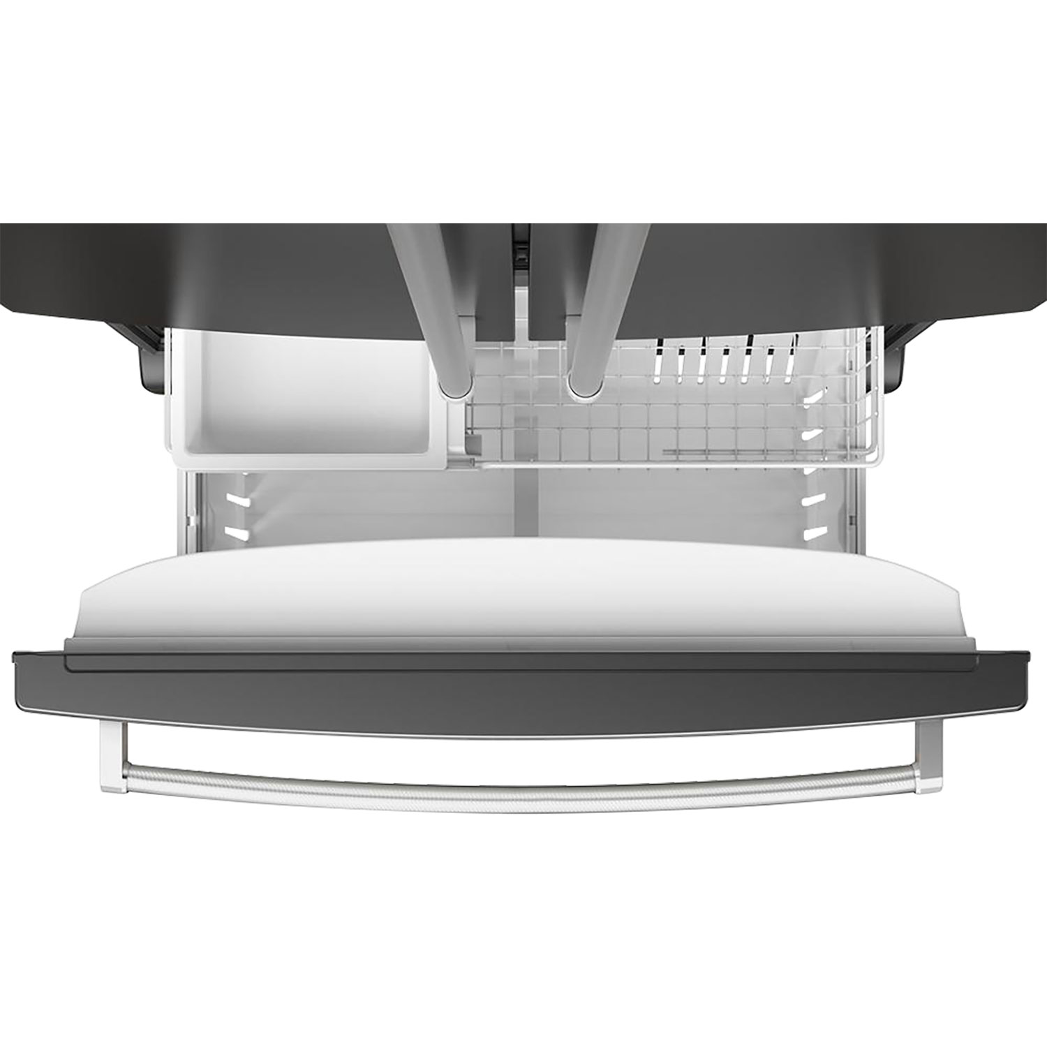 KitchenAid 36" 20 Cu. Ft. French Door Refrigerator with Water Dispenser - Black Stainless Steel