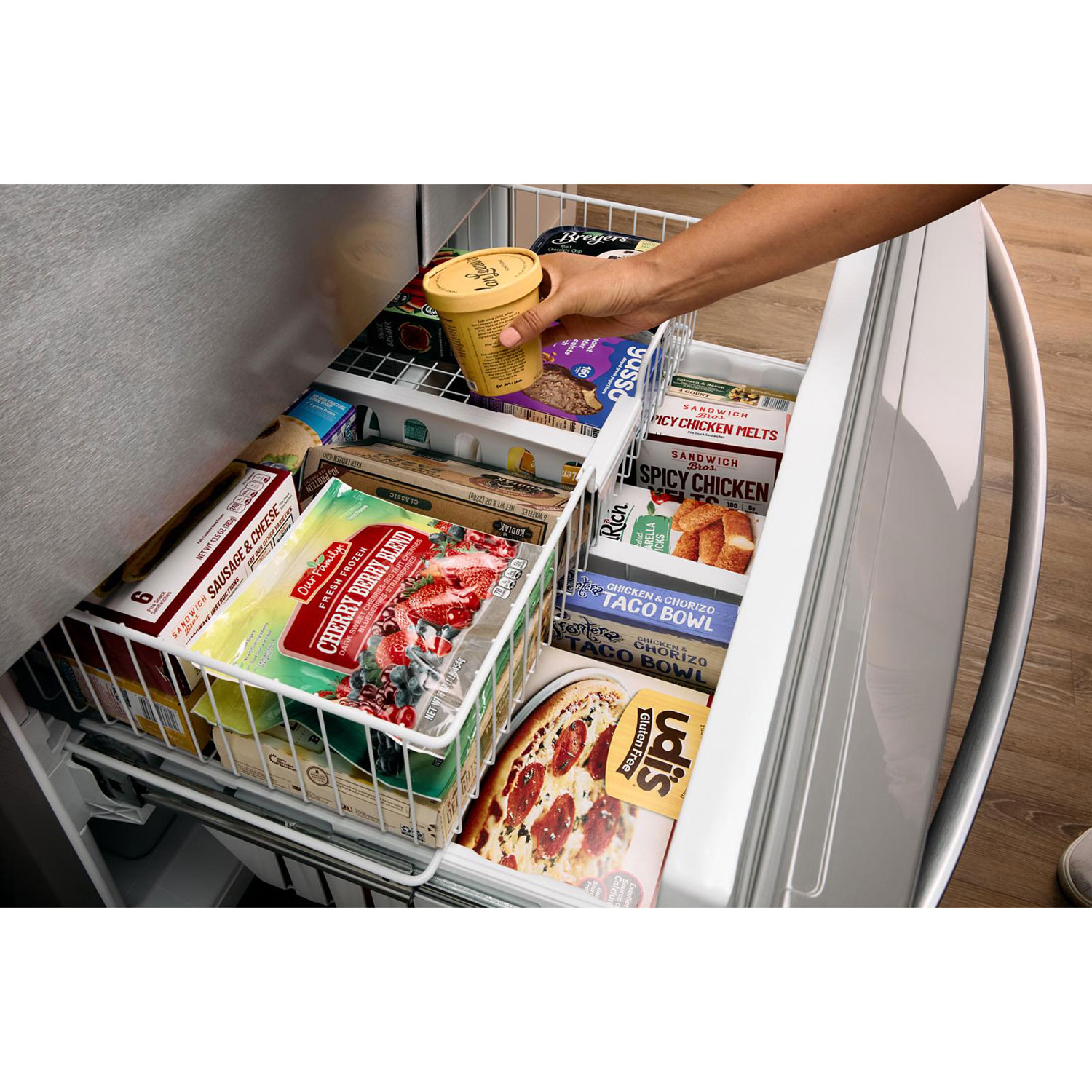 Whirlpool 36" 24.7 Cu. Ft. French Door Refrigerator with Water & Ice Dispenser - Stainless Steel