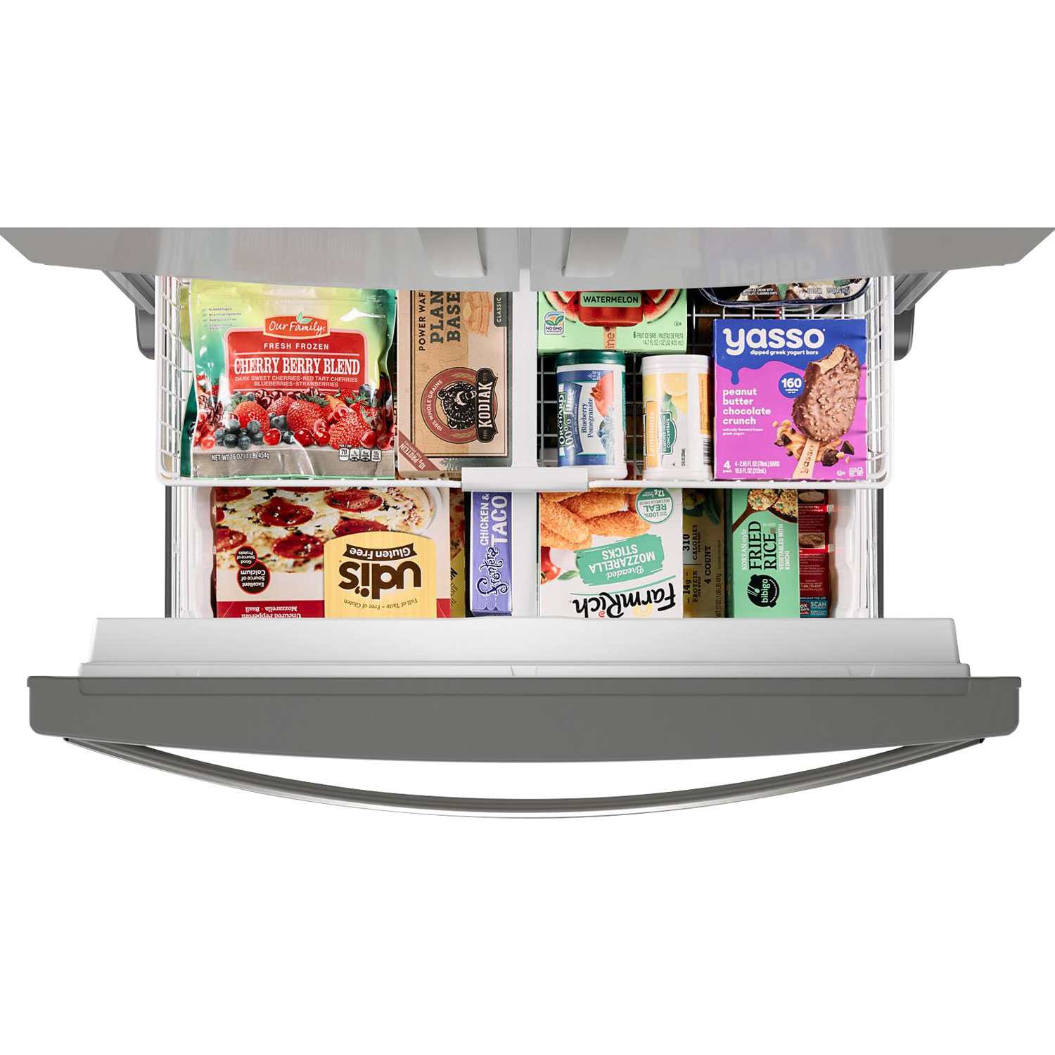 Whirlpool 36" 24.7 Cu. Ft. French Door Refrigerator with Water & Ice Dispenser - Stainless Steel