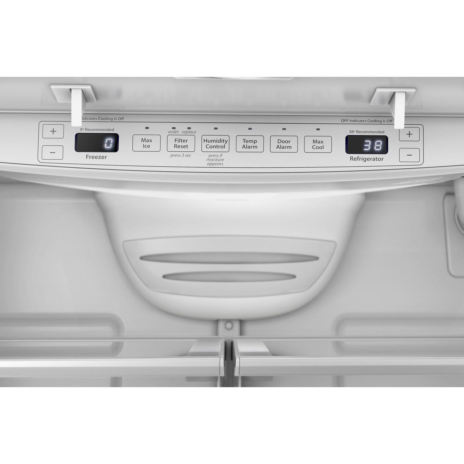 Whirlpool 36" 20 Cu. Ft. French Door Refrigerator with Water Dispenser - Black