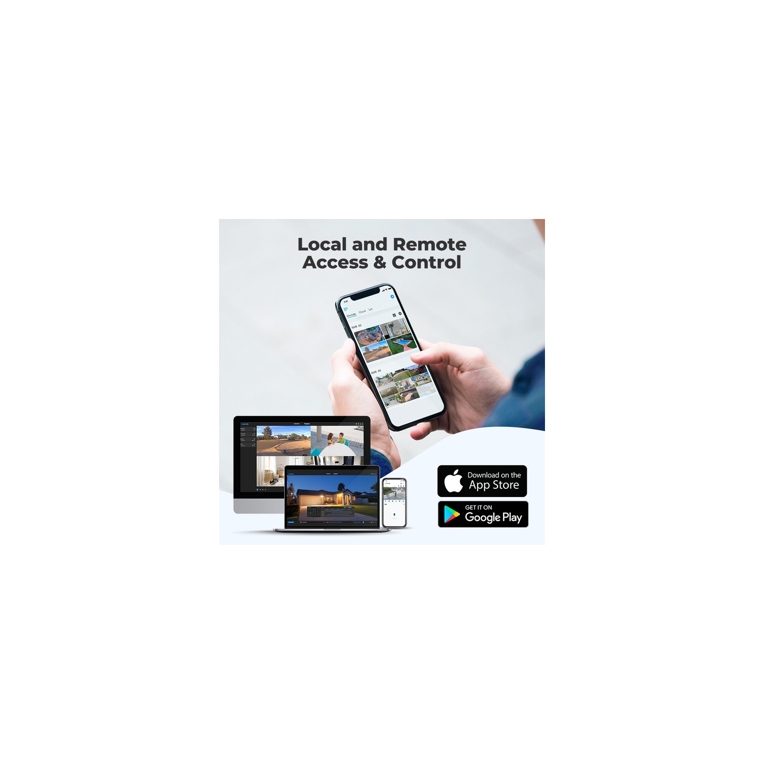 Reolink 16-Channel PoE 4K Security Camera System with 5X Optical Zoom & Spotlights Color Night Vision, 4TB HDD, RLK16-811B8-A