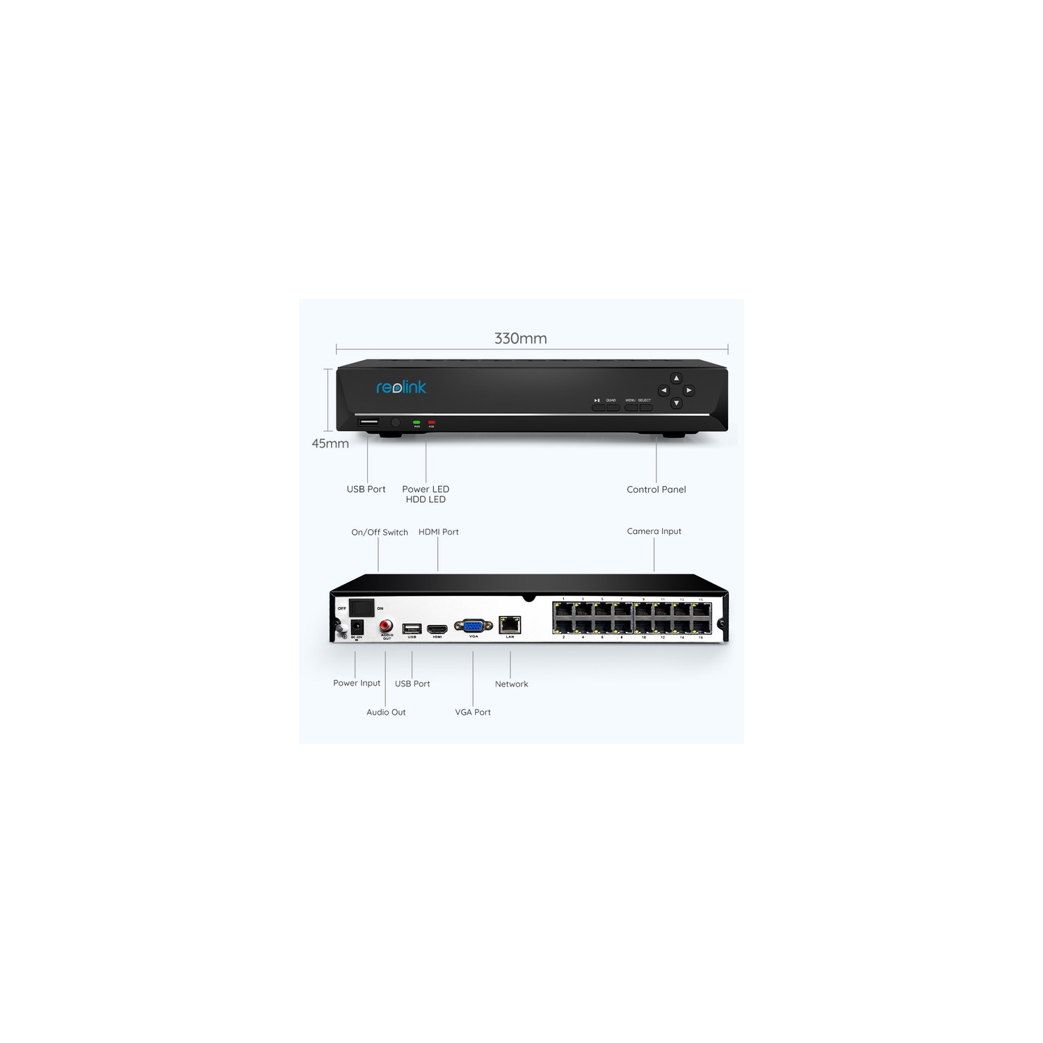 Reolink 4K 8MP IK10 Surveillance System with 5× Optical Zoom and Spotlight Color Night Vision, 16-Channel NVR with 4TB HDD, RLK16-843V8