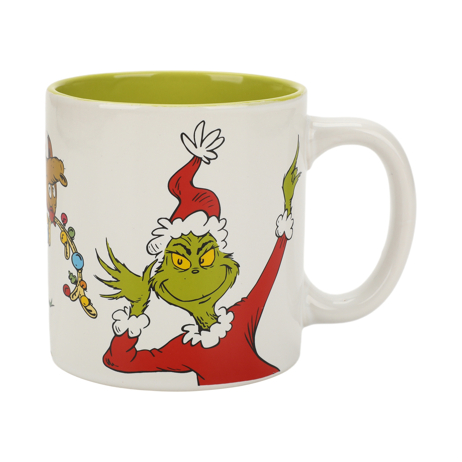 Grincheux 16 oz Tasse en céramique avec motif enveloppant