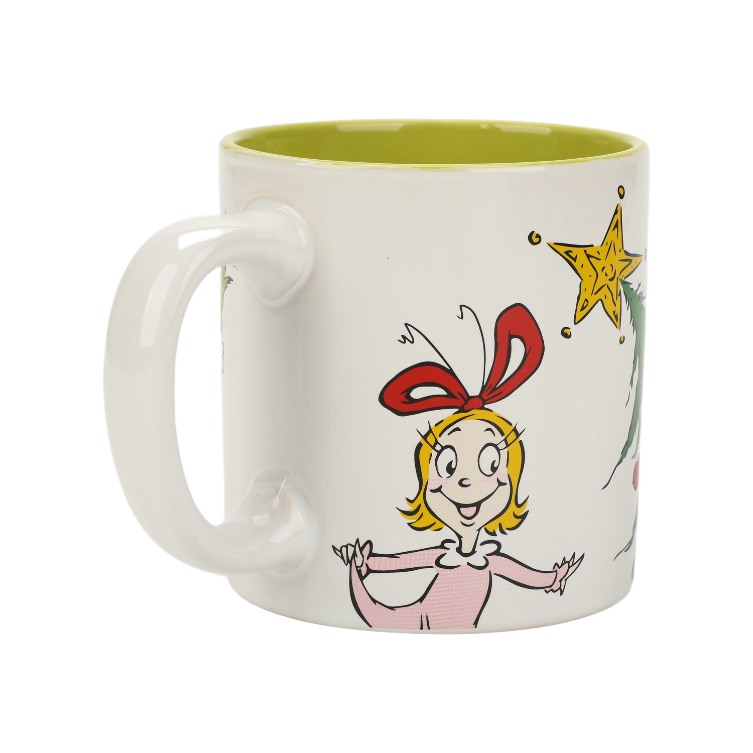 Grincheux 16 oz Tasse en céramique avec motif enveloppant