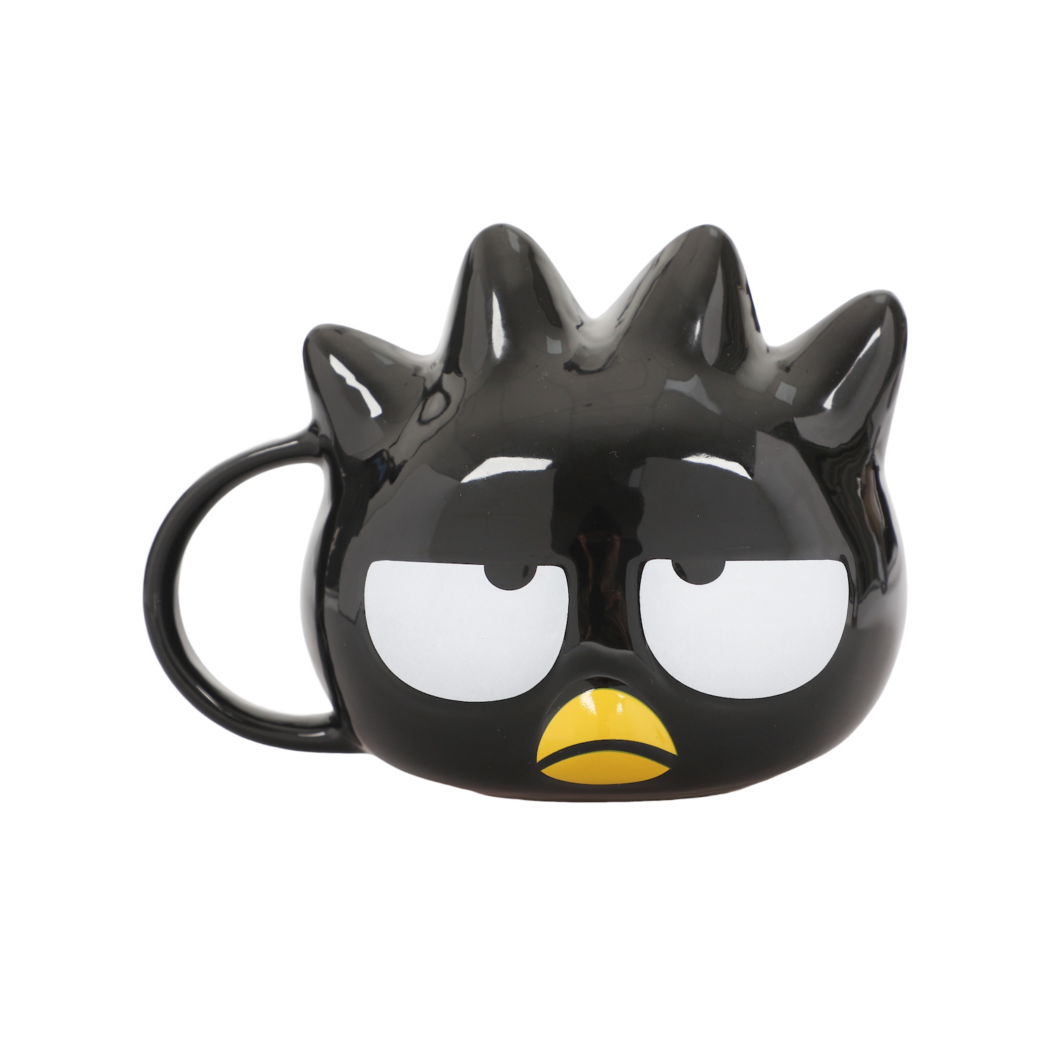 Tasse en céramique sculptée noire de 22 oz Maru de Badtz