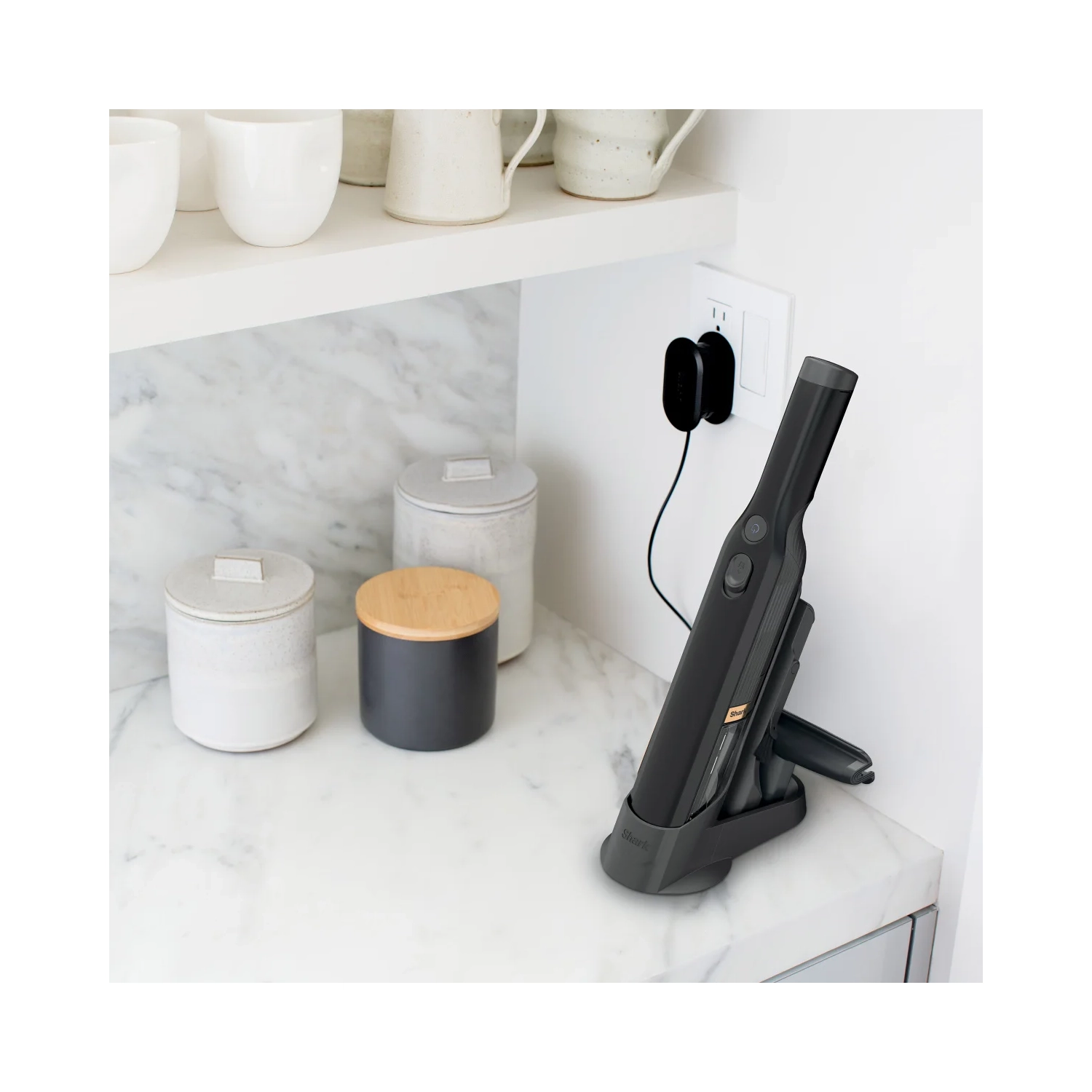 Shark WANDVAC Cordless Hand Vacuum, Ultra-Lightweight & Portable with Powerful Suction & Tools for Pets, Designed for Car & Home