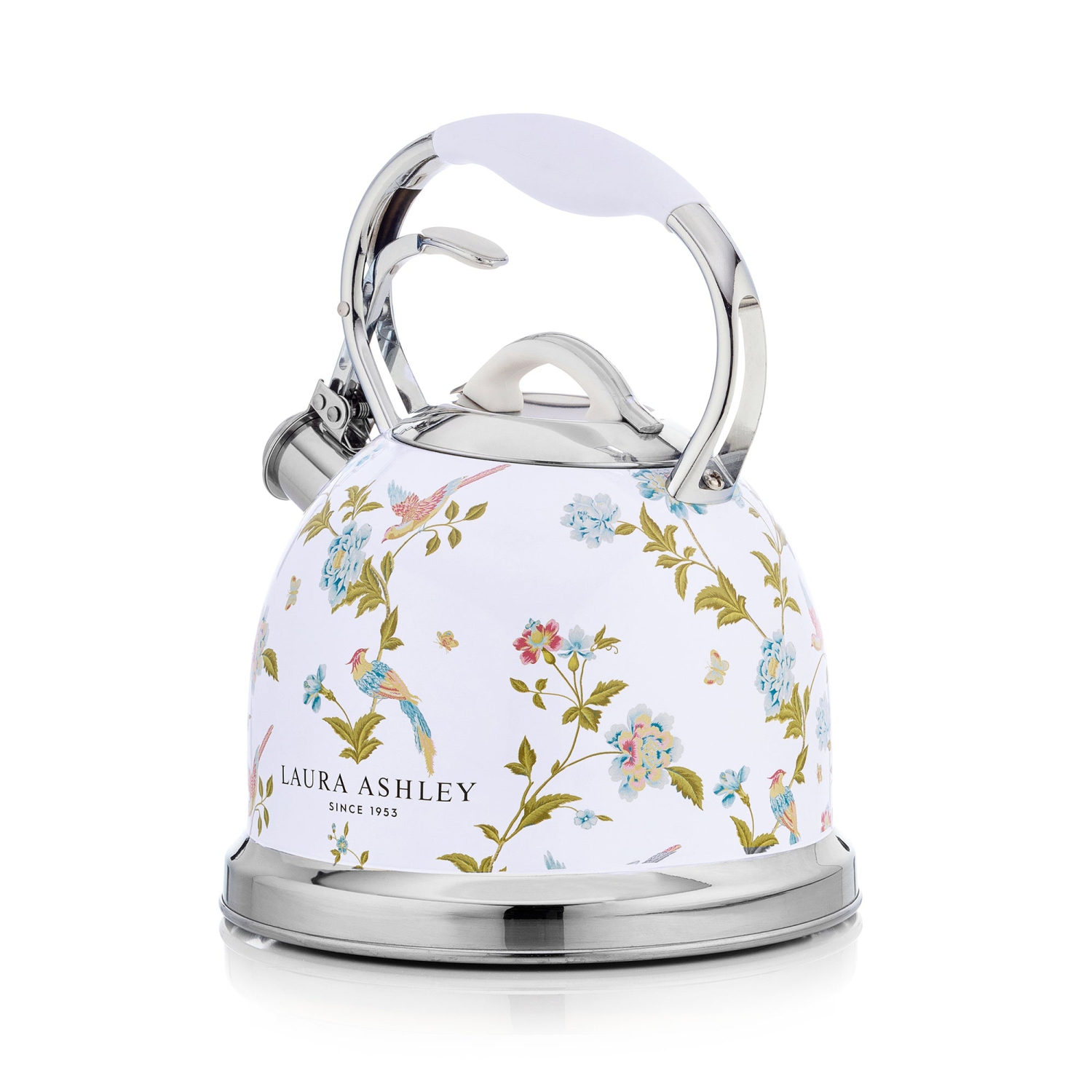Laura Ashley Stove Top Kettle, Elveden White