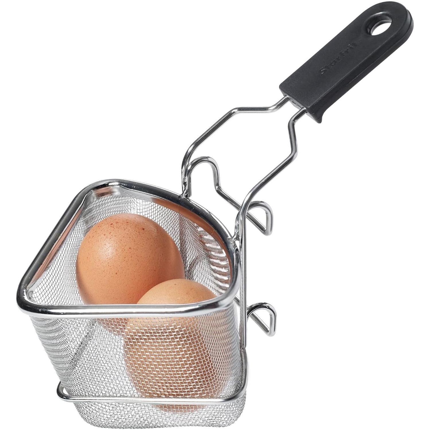 Starfrit – Ensemble de 2 grands paniers de cuisson à fondue en acier inoxydable, capacité 400&nbsp;ml