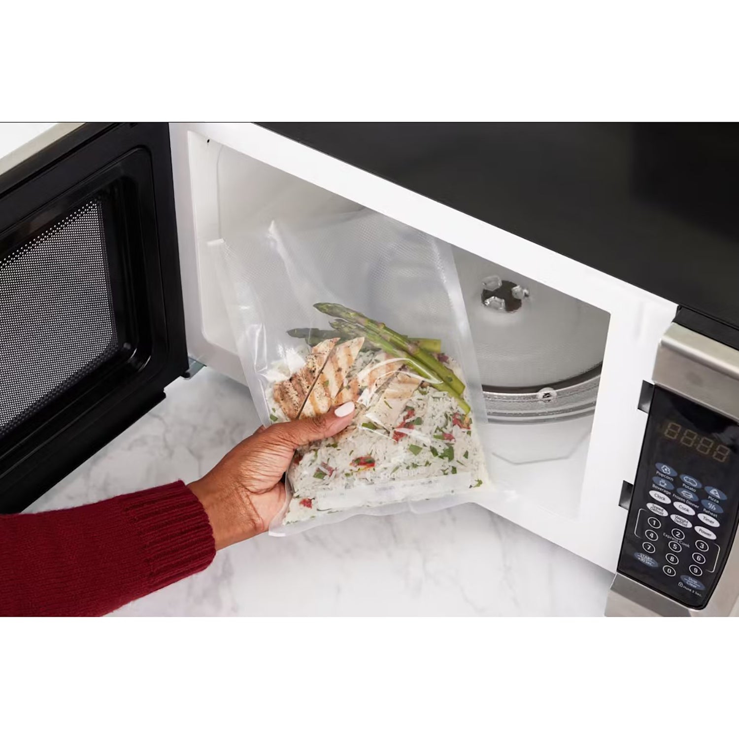 FoodSaver - 20 Pack Pre-Cut Vacuum Sealer Bags, 1 Liter Capacity