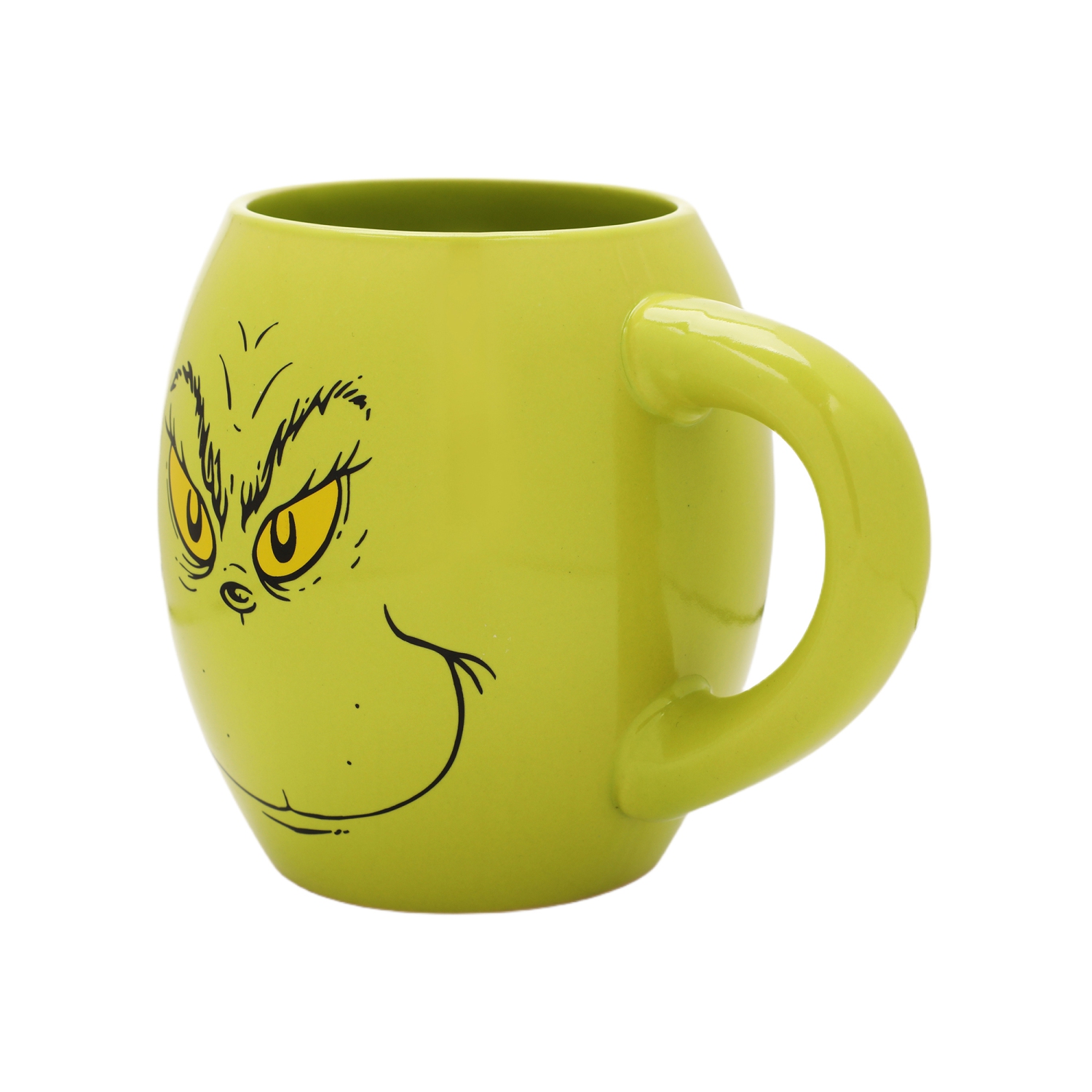 La grande tasse en céramique Nice Naughty 18 oz de Grinch