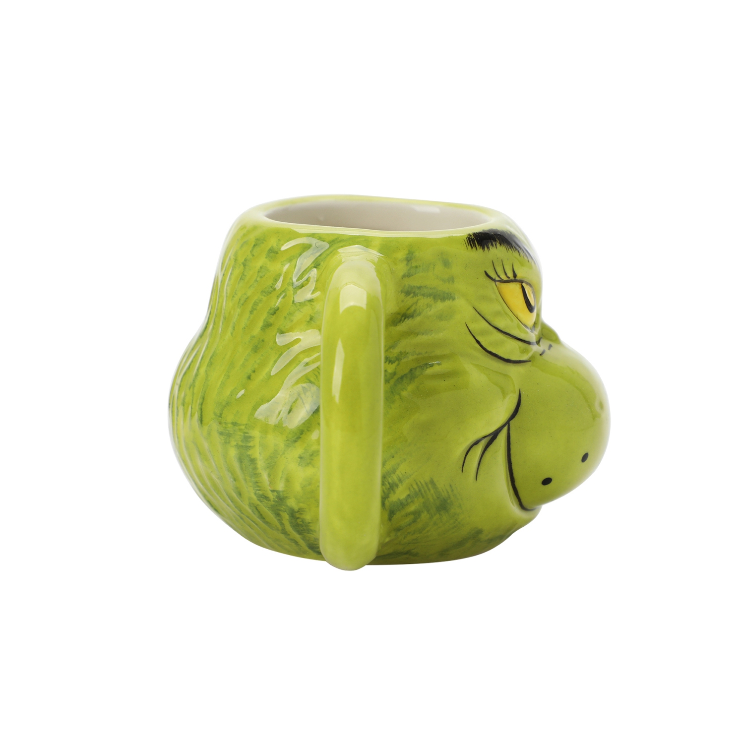 La tasse en céramique sculptée 3,5&nbsp;oz de Grinch