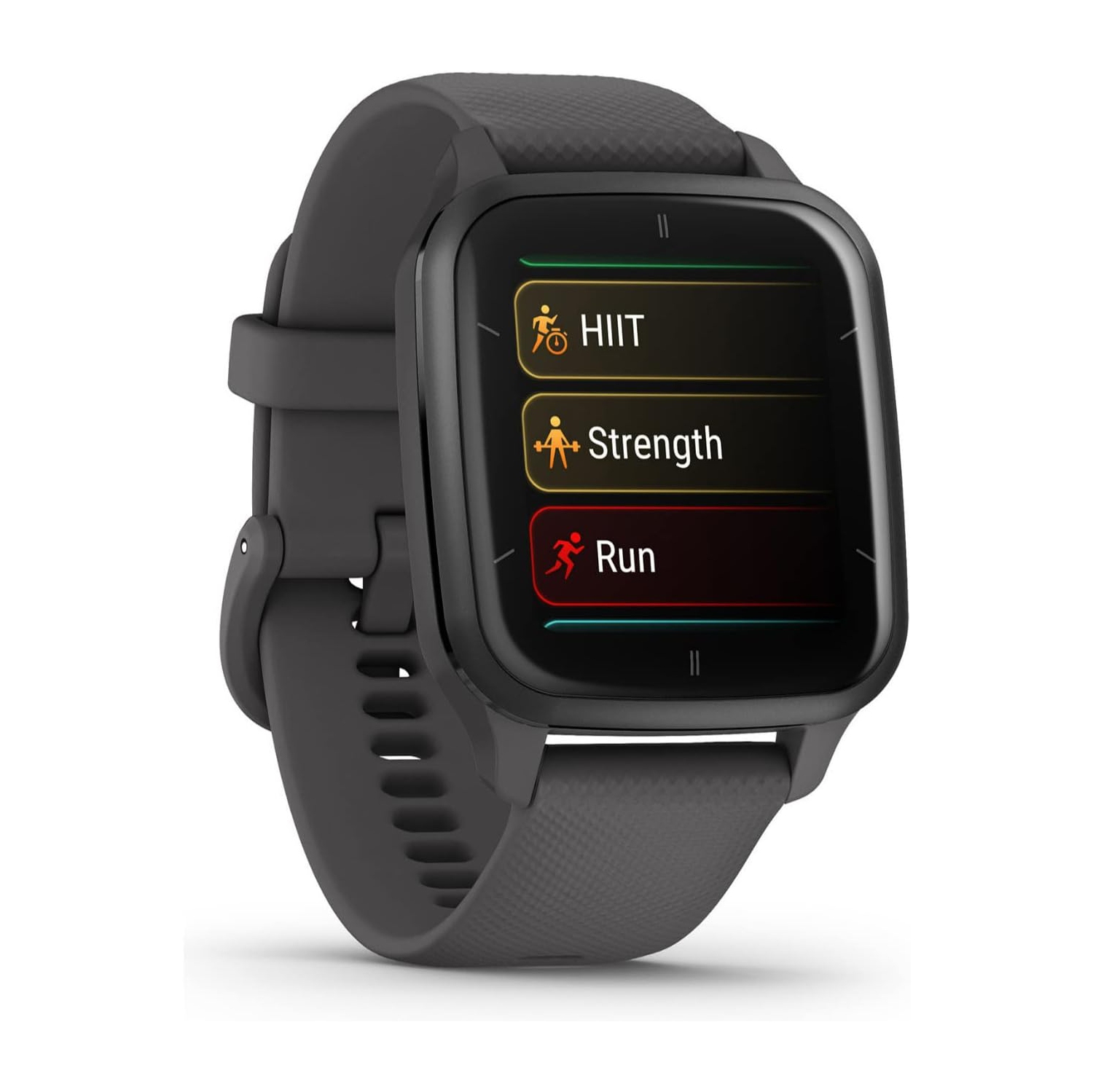 Garmin Venu® Sq 2 GPS Smartwatch, All-Day Health Monitoring, Long-Lasting Battery Life, AMOLED Display, Slate and Shadow Gray