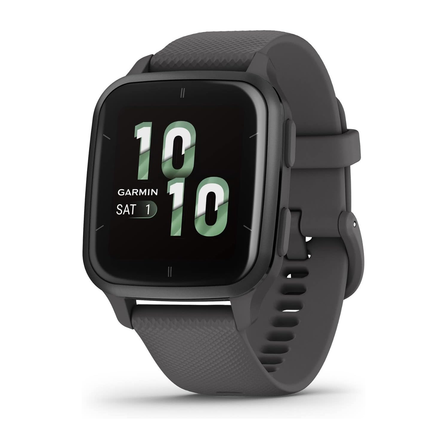 Garmin Venu® Sq 2 GPS Smartwatch, All-Day Health Monitoring, Long-Lasting Battery Life, AMOLED Display, Slate and Shadow Gray