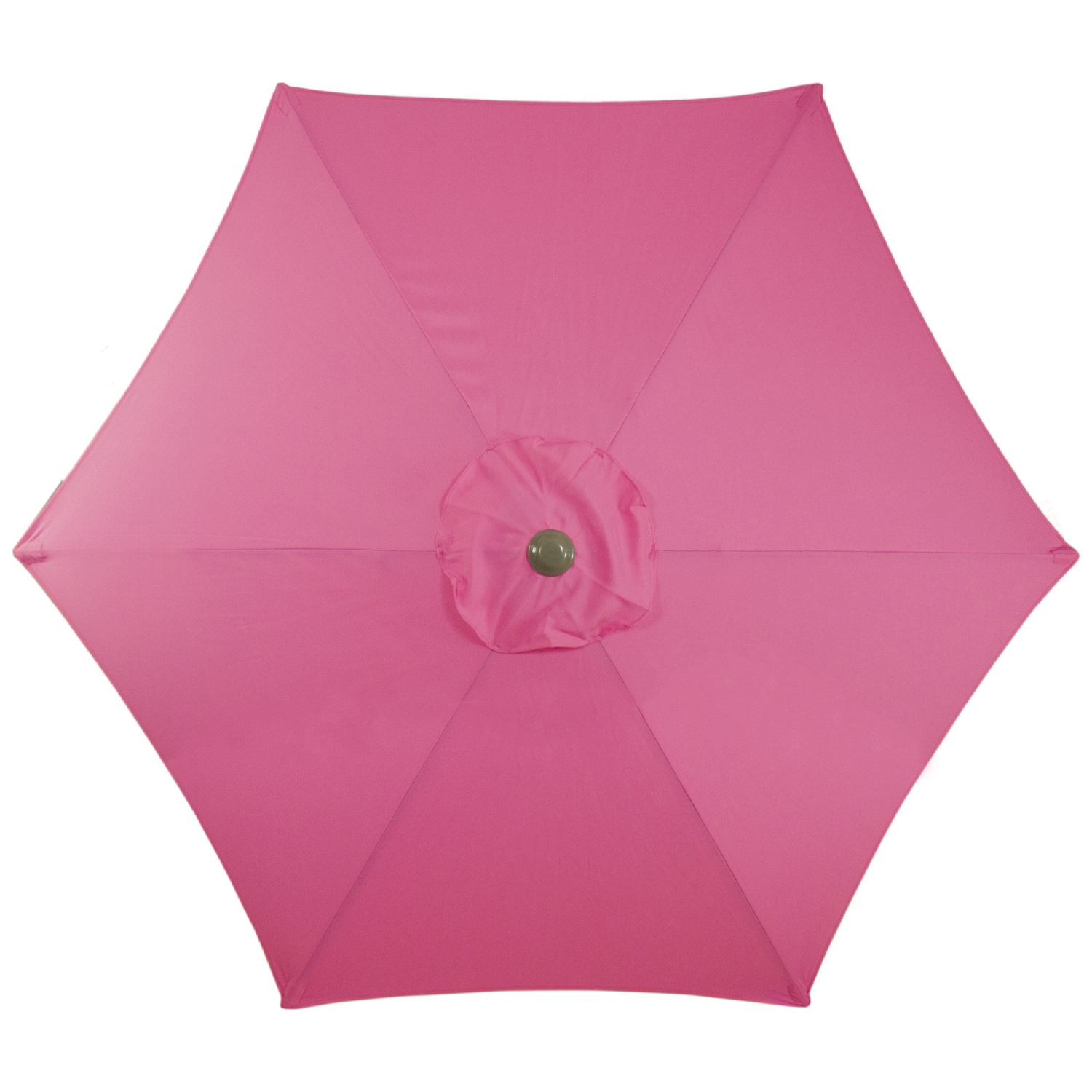 7.5ft Outdoor Patio Market Umbrella with Hand Crank, Pink