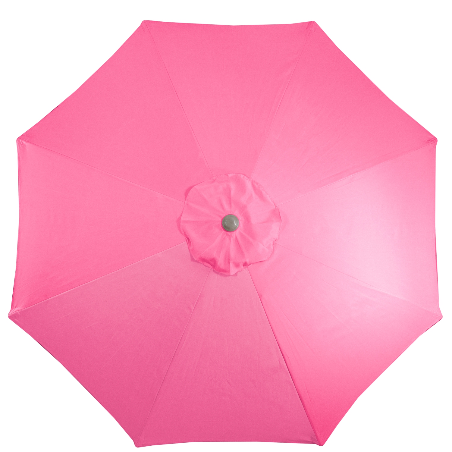 9ft Outdoor Patio Market Umbrella with Hand Crank and Tilt, Pink