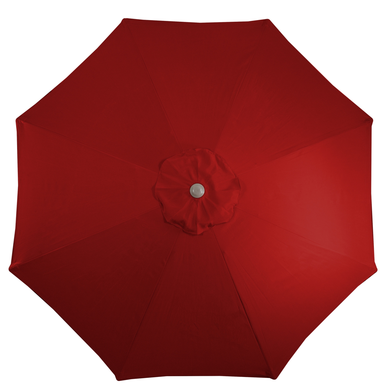 Parasol de patio de 8,5 pi avec manivelle pour l'extérieur - Rouge