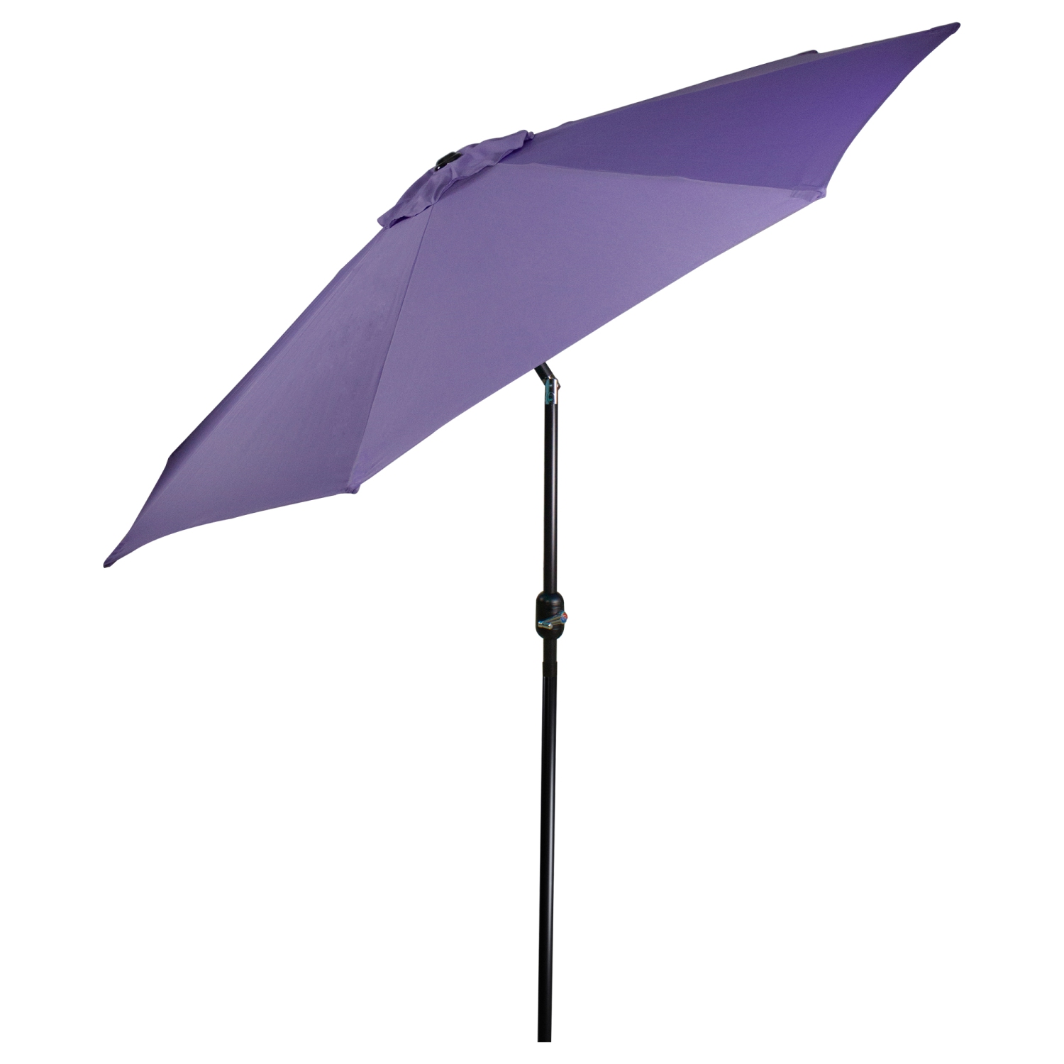 9&nbsp;pi – parasol de patio extérieur avec manivelle et inclinaison, violet