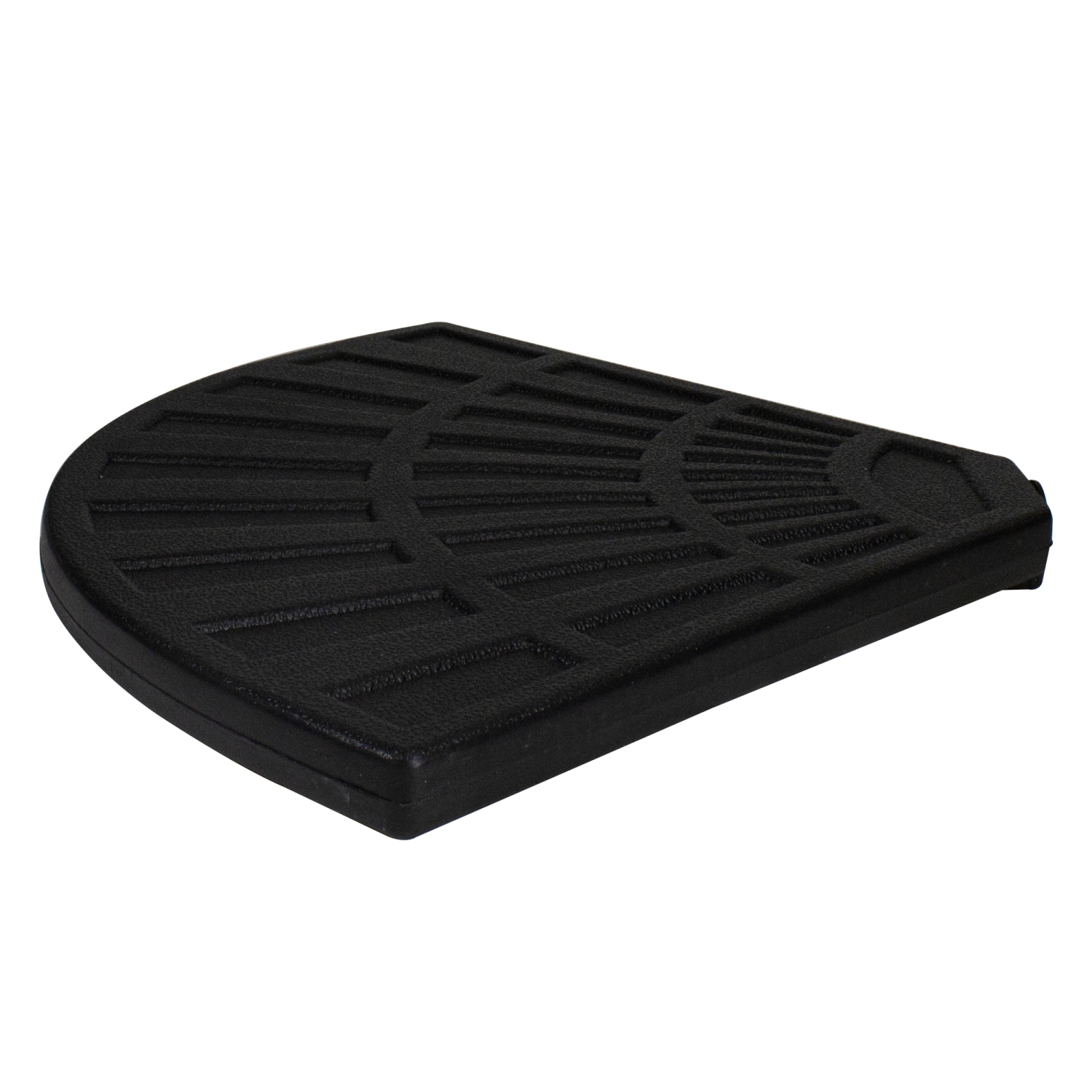 Socle en résine en forme de ventilateur noir pour parasol excentré - 26&nbsp;lb