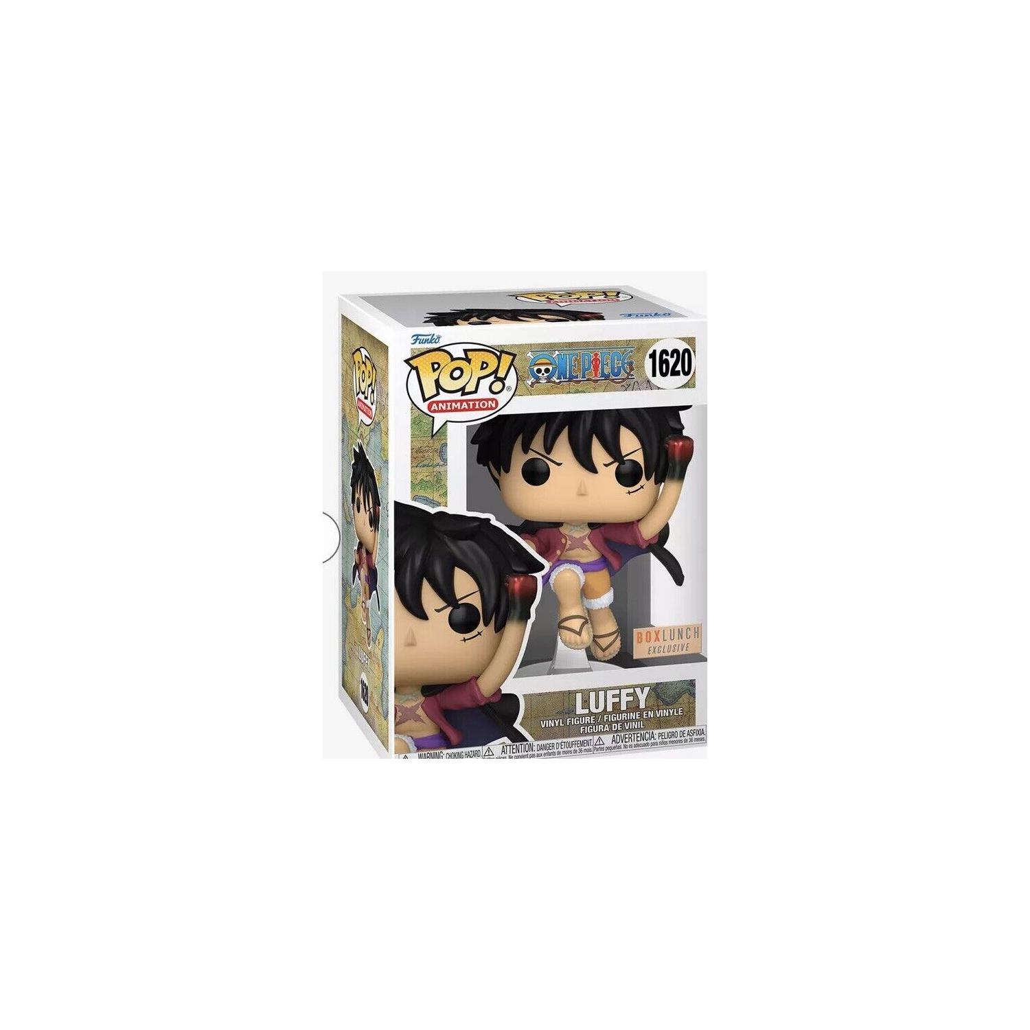 Pop animation figurine d'action de 3,75 po - Luffy Uppercut #1620