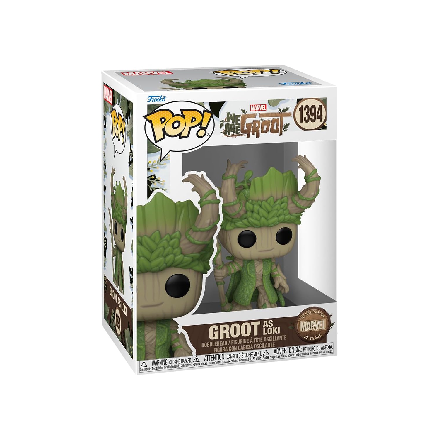 Pop Marvel We are Groot figurine d'action de 3,75 po - Groot AS Loki #1394