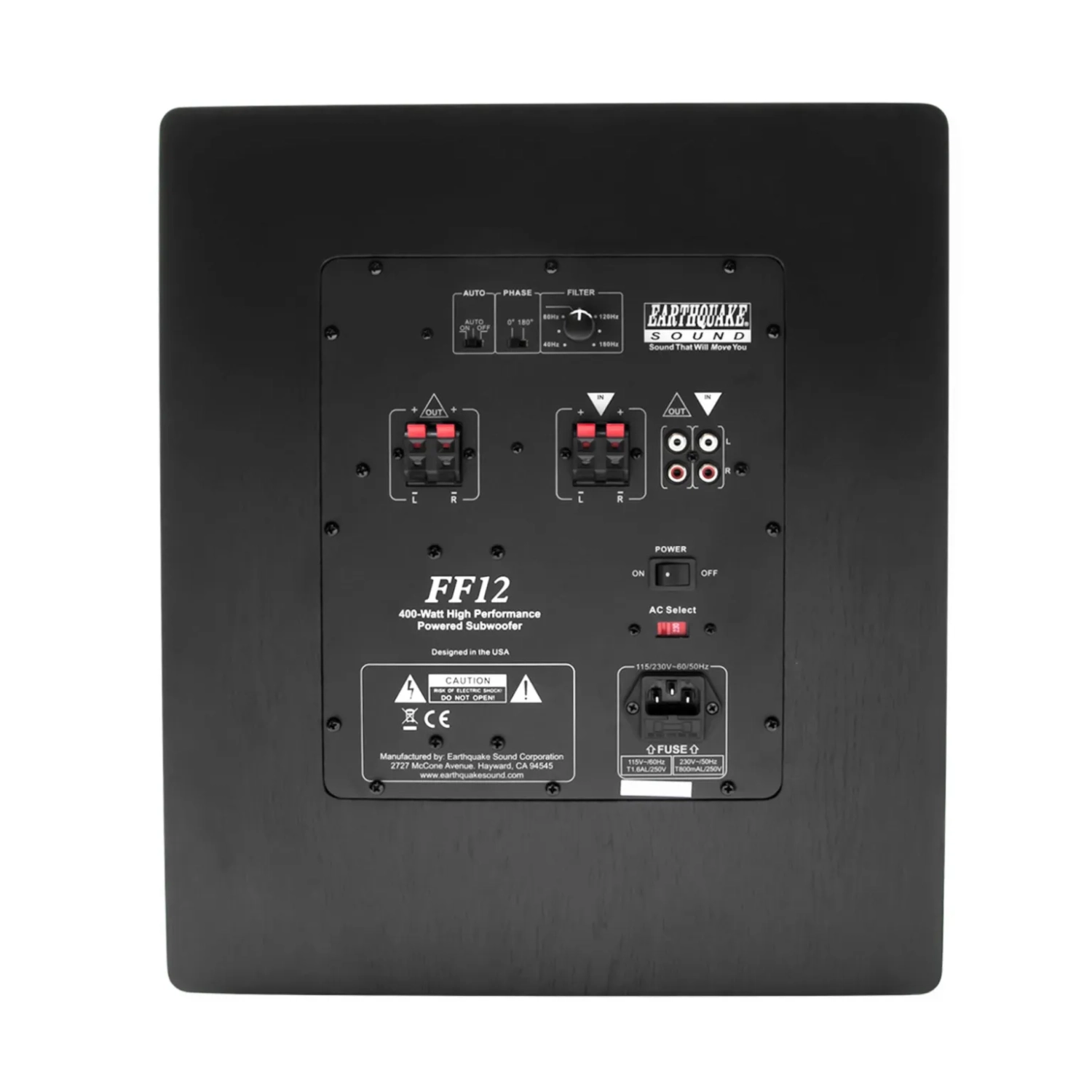 Earthquake 12" Front Firing Subwoofer