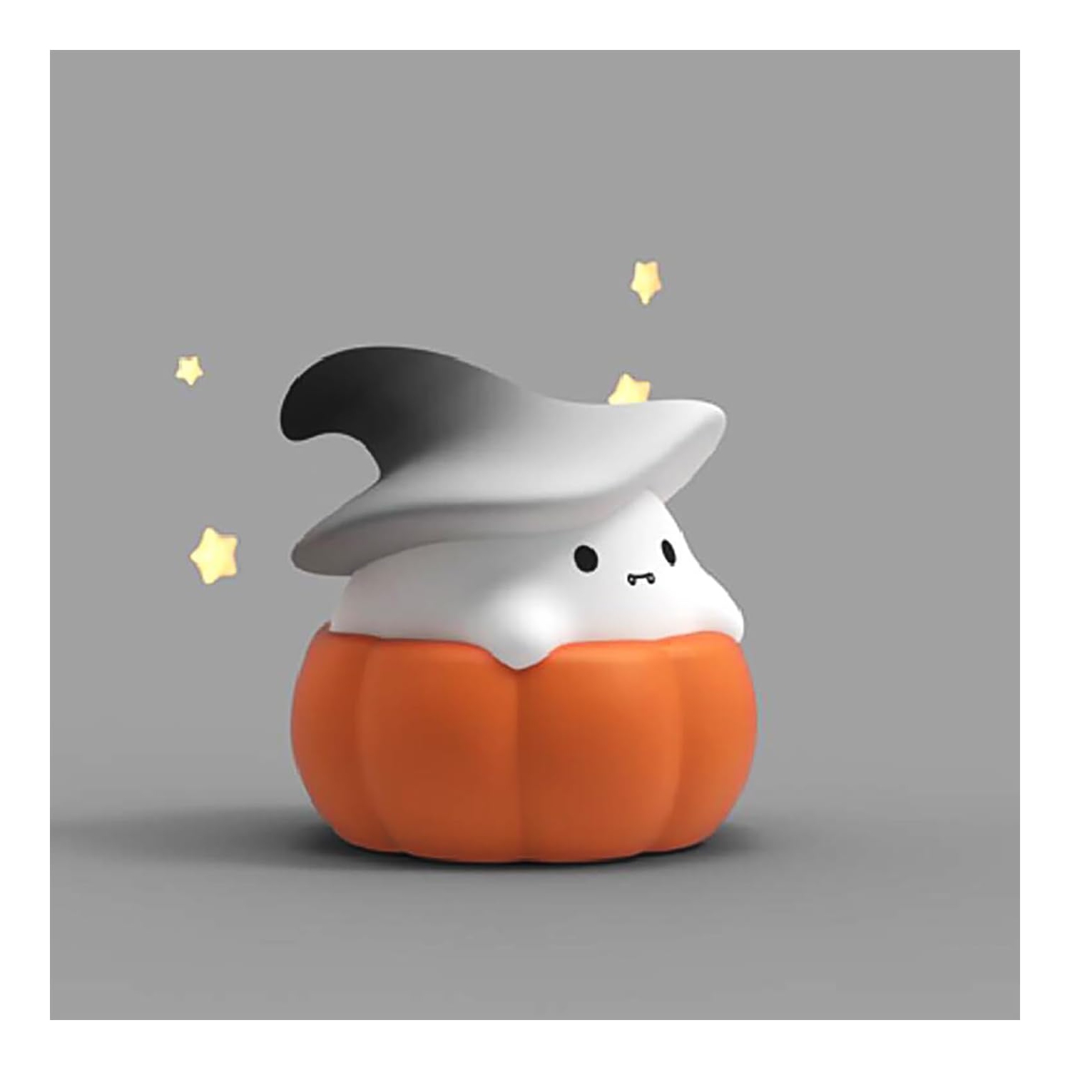 YOULIGHTS Ghost Pumpkin Night Light Cute Silicone Night Light, Touch Control, USB Rechargeable, 3-speed Adjustable Bedside Lamp Suitable for Bedroom