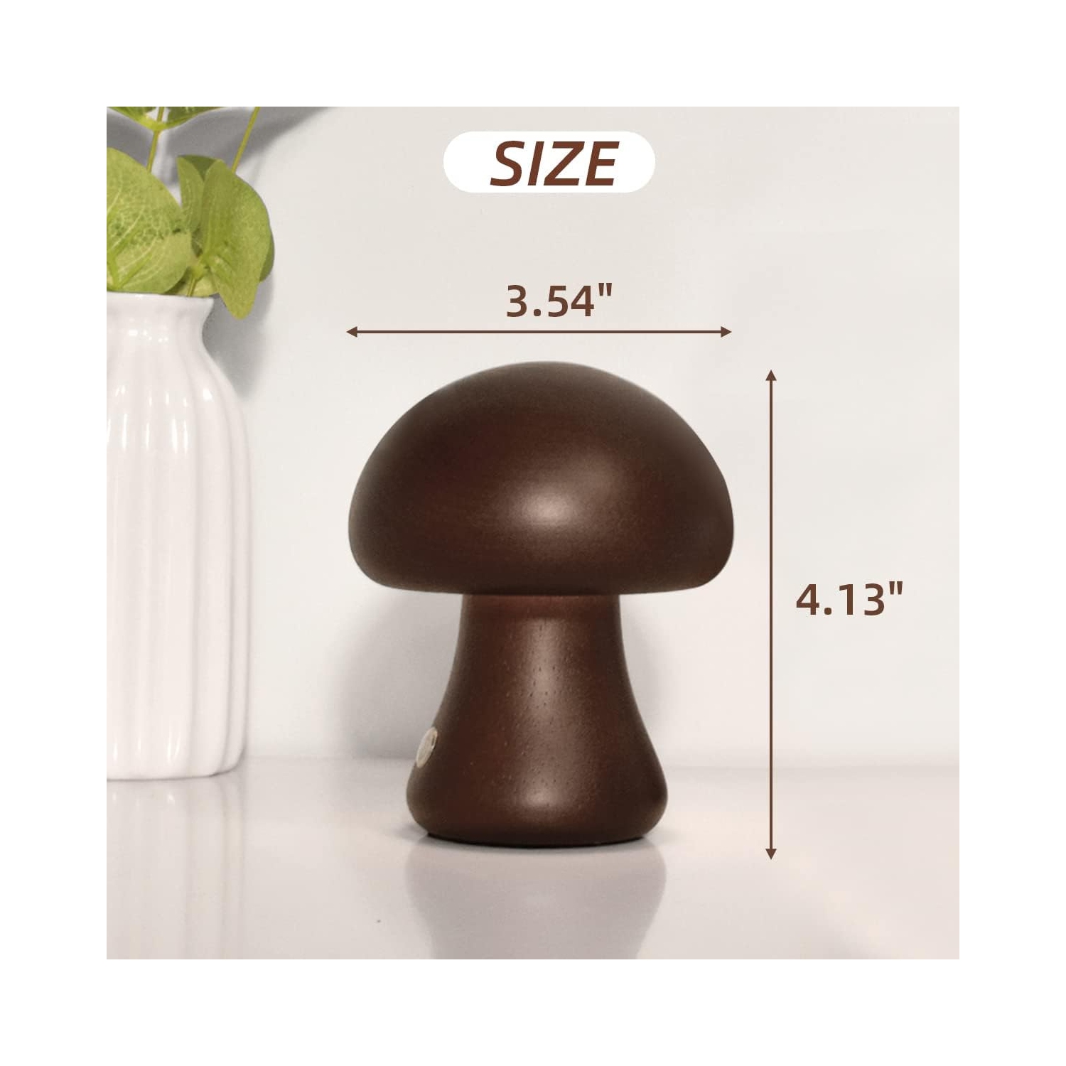 Lampe champignon, veilleuse portative rechargeable cute petite lampe de table de chevet, décoration champignon veilleuse pour ambiance, enfants,