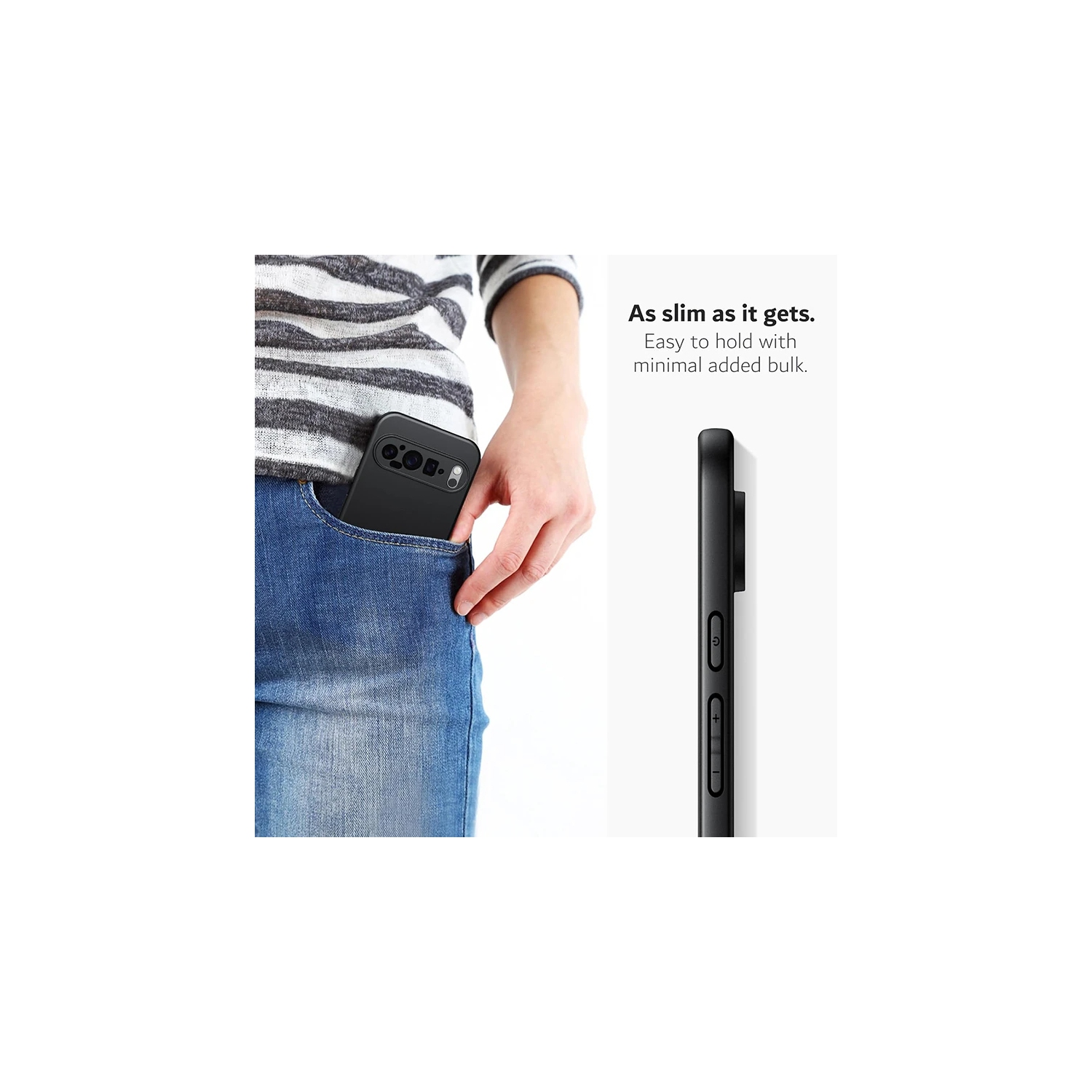 Habillage mince en TPUR givré mince et antichoc pour Pixel 9 de Google - Étui mat de luxe pour Pixel 9