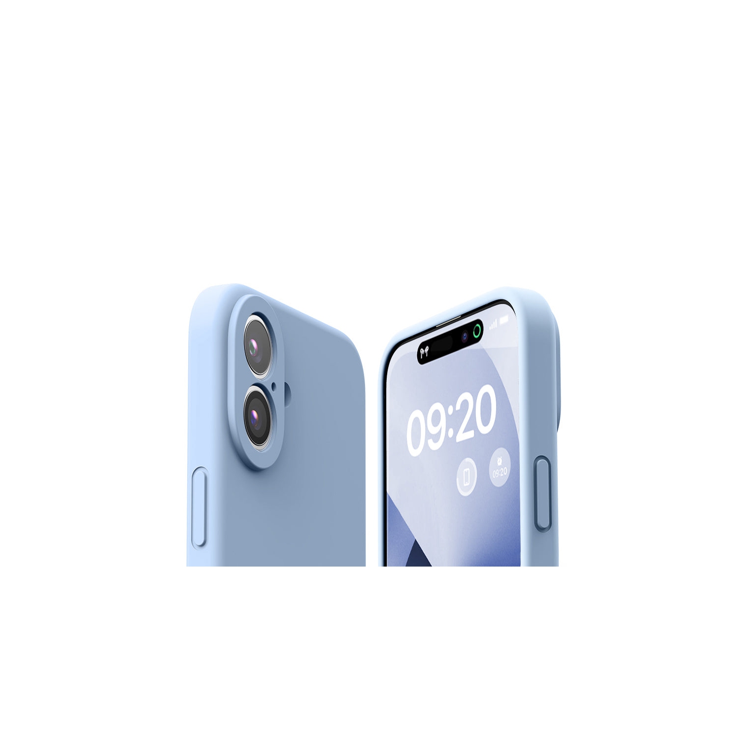 Étui souple violet pastel de PANDACO pour iPhone 16 plus