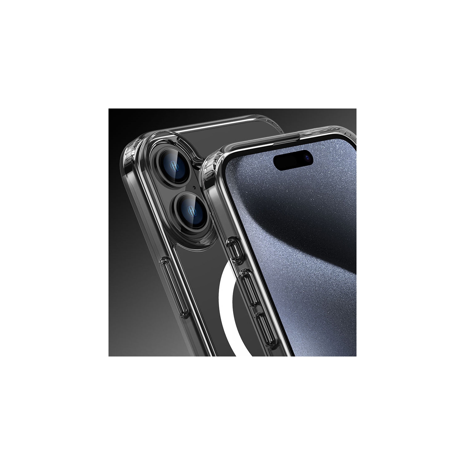 PANDACO MagSafe Compatible Clear Case for iPhone 16