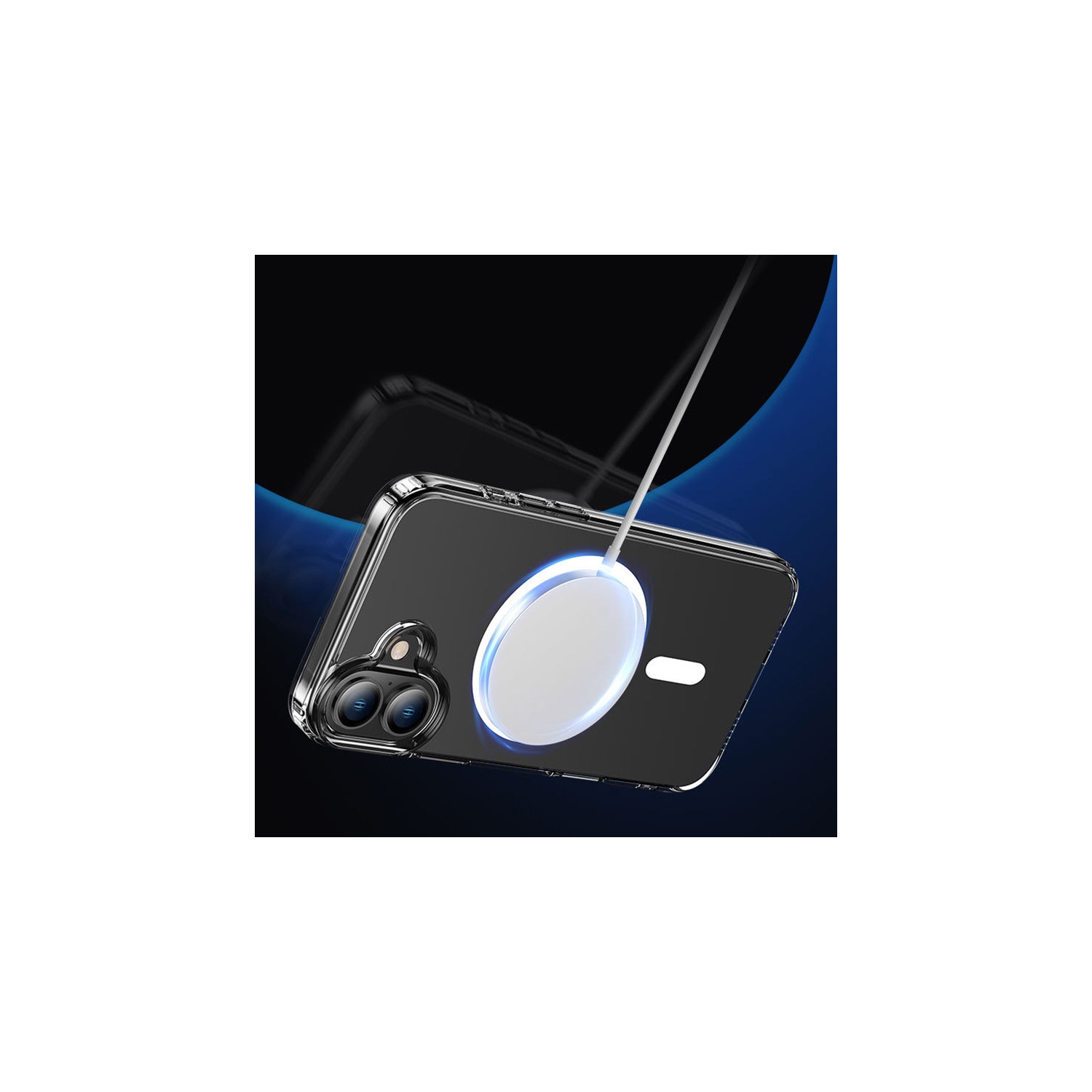 PANDACO MagSafe Compatible Clear Case for iPhone 16