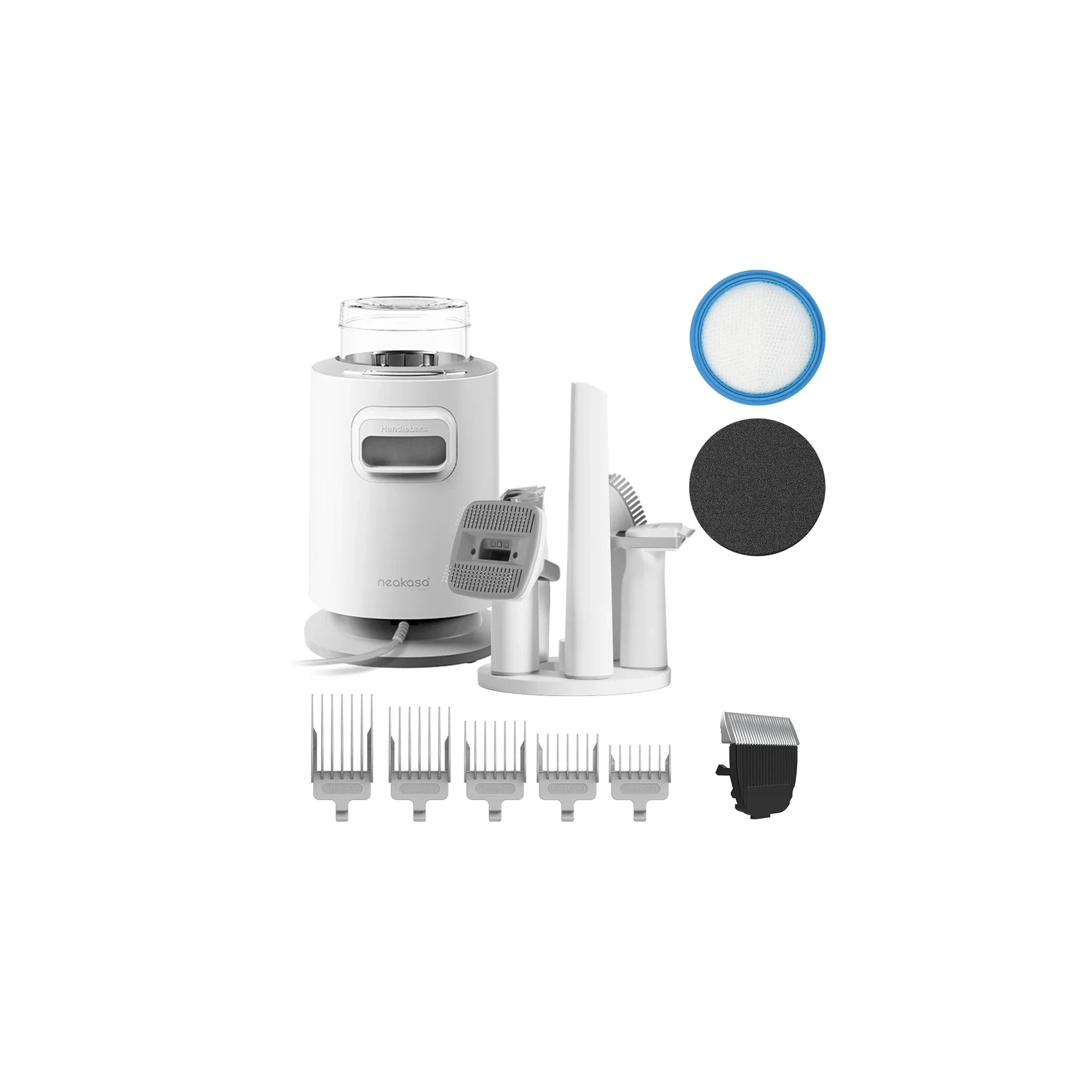 Neakasa P0 Pro Pet Grooming System: 99% Pet Hair Vacuum and Low-Noise Grooming Kit for Easy, Stress-Free Grooming at Home