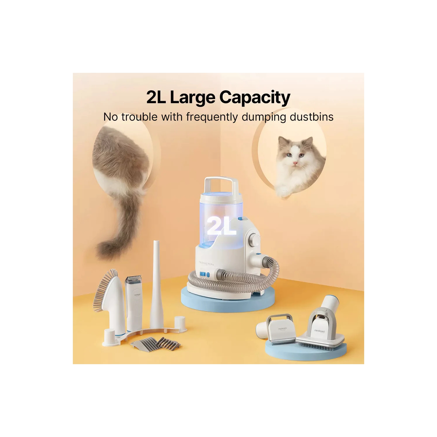 Neakasa P2 Pro 5-in-1 Pet Grooming Kit