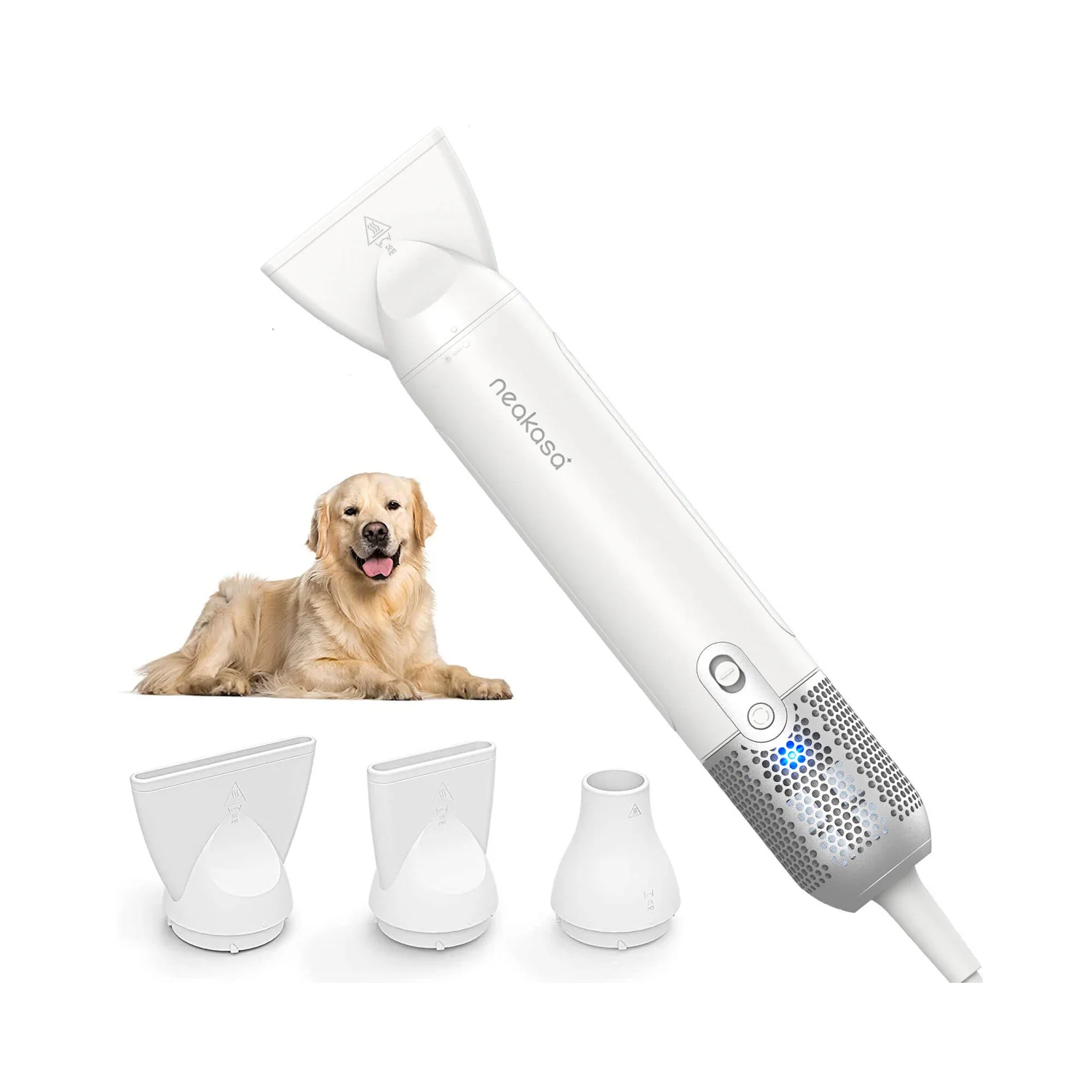 Neakasa – sèche-cheveux portatif pour chien, séchage rapide, sèche-cheveux pour animal de compagnie haute vitesse, silencieux, 560&nbsp;g léger pour