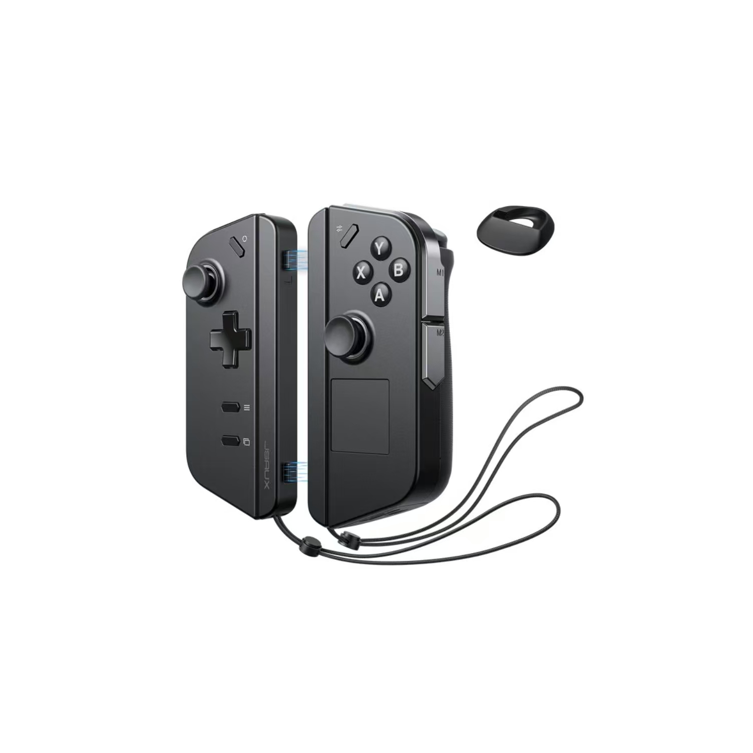 JSAUX Magnetic Handle Strap Kit and support base set for Legion Go | Designed for FPS Mode | Magnetic Connection 2-Pack（GP0022A）- Black
