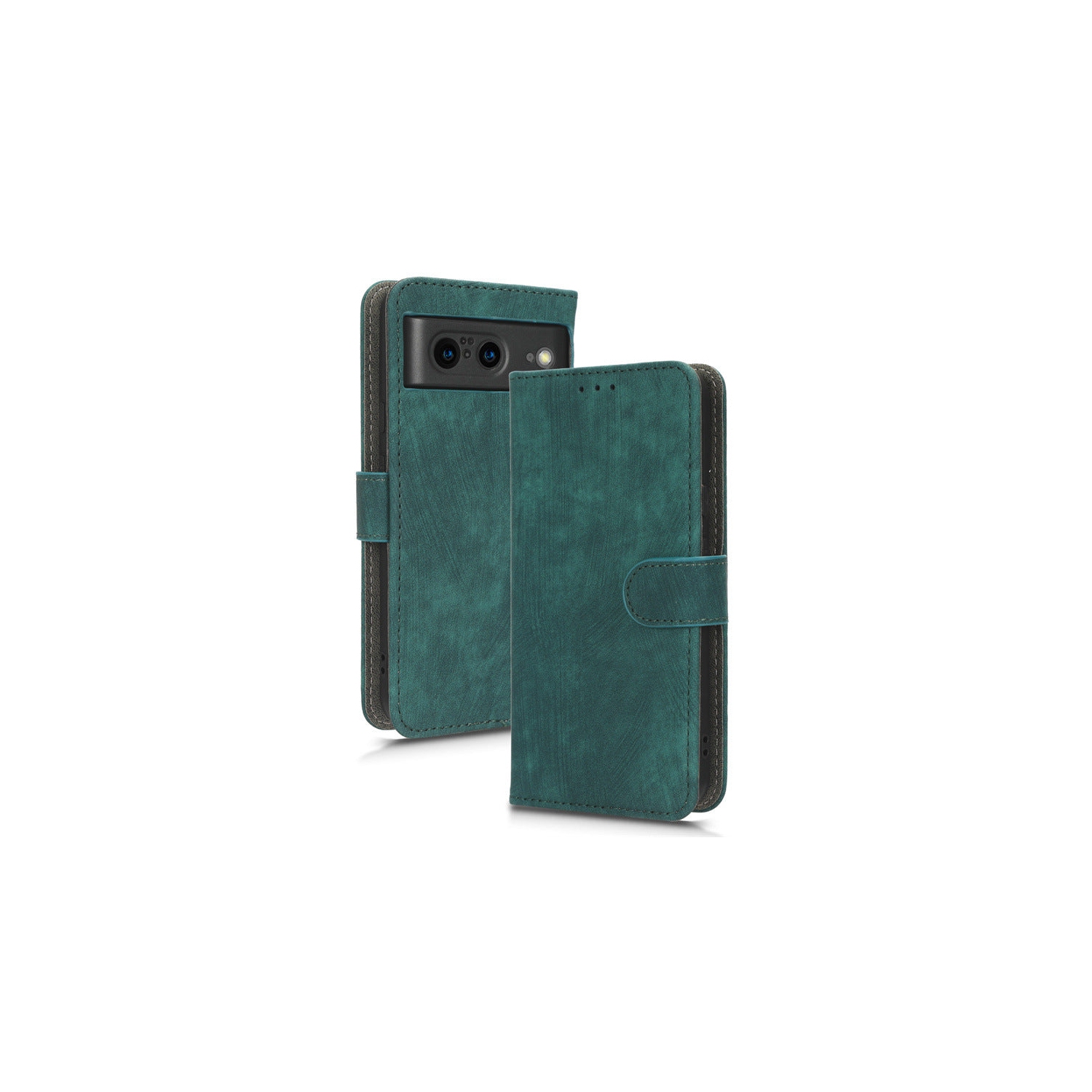 PANDACO Forest Green Wallet Case for Google Pixel 8