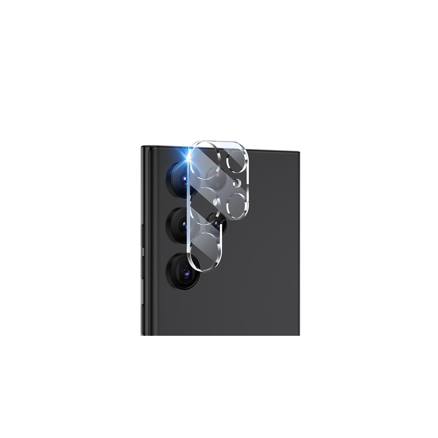 PANDACO Camera Lens Tempered Glass Screen Protector for Samsung Galaxy S23 Ultra