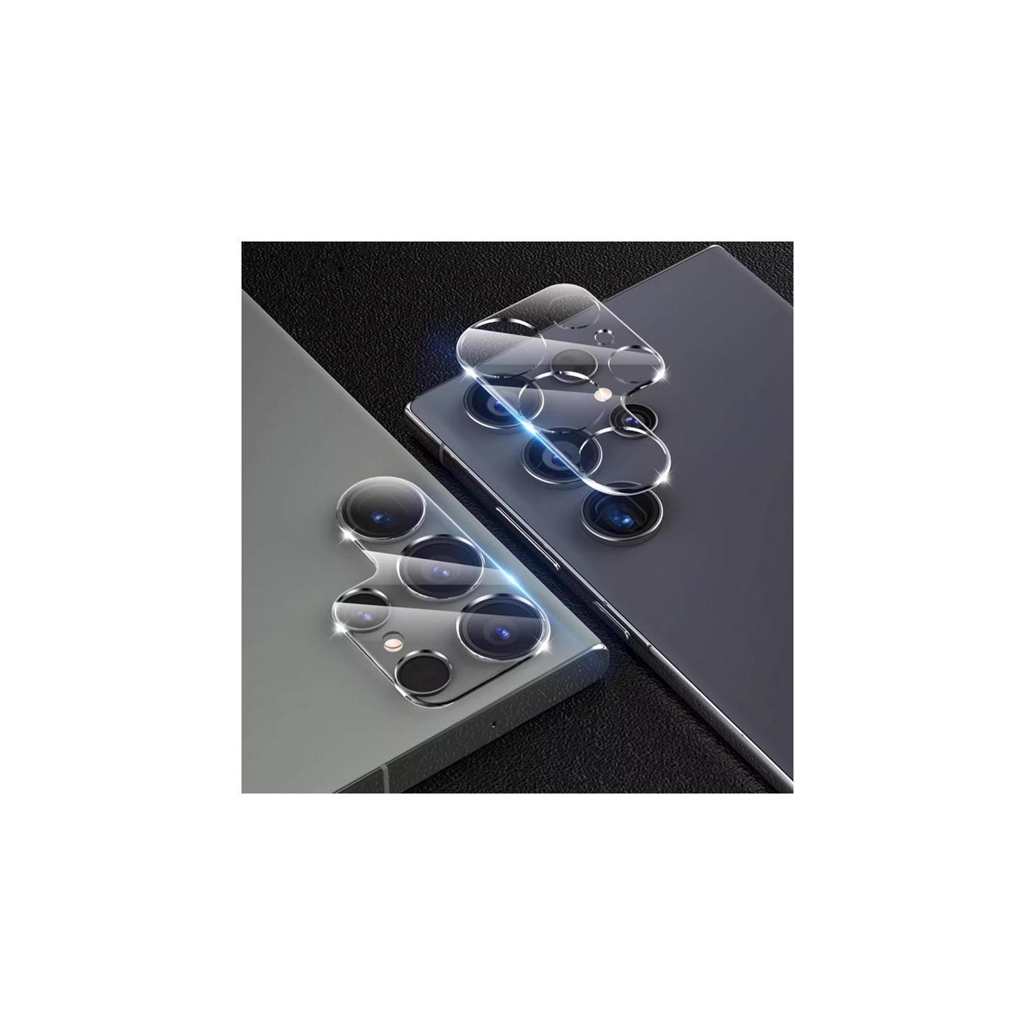 PANDACO Camera Lens Tempered Glass Screen Protector for Samsung Galaxy S23 Ultra