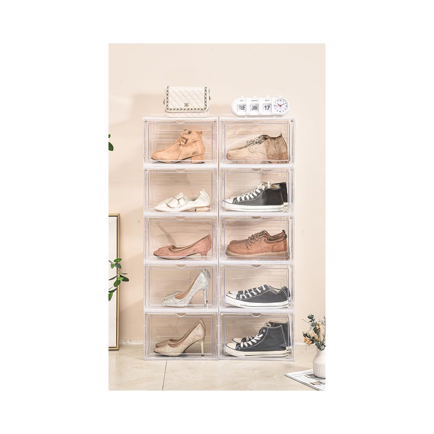 Support à chaussures pliable et peu encombrant pour bottes Sneaker jusqu'à la taille 11 Conta des États-Unis